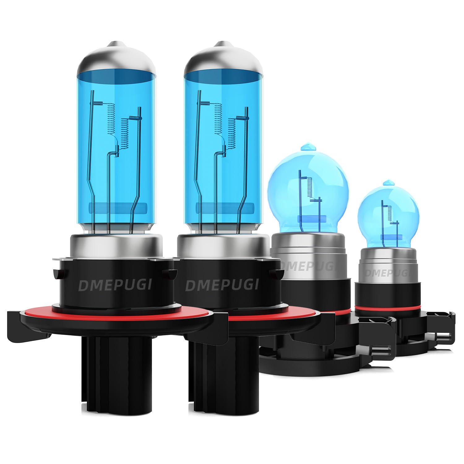 DMEPUGI Light Bulbs Compatible With GMC Yukon XL 2007-2008 halogen Headlight Bulbs, 9008/H13 high/low beams*2 + 5202 fog lights*