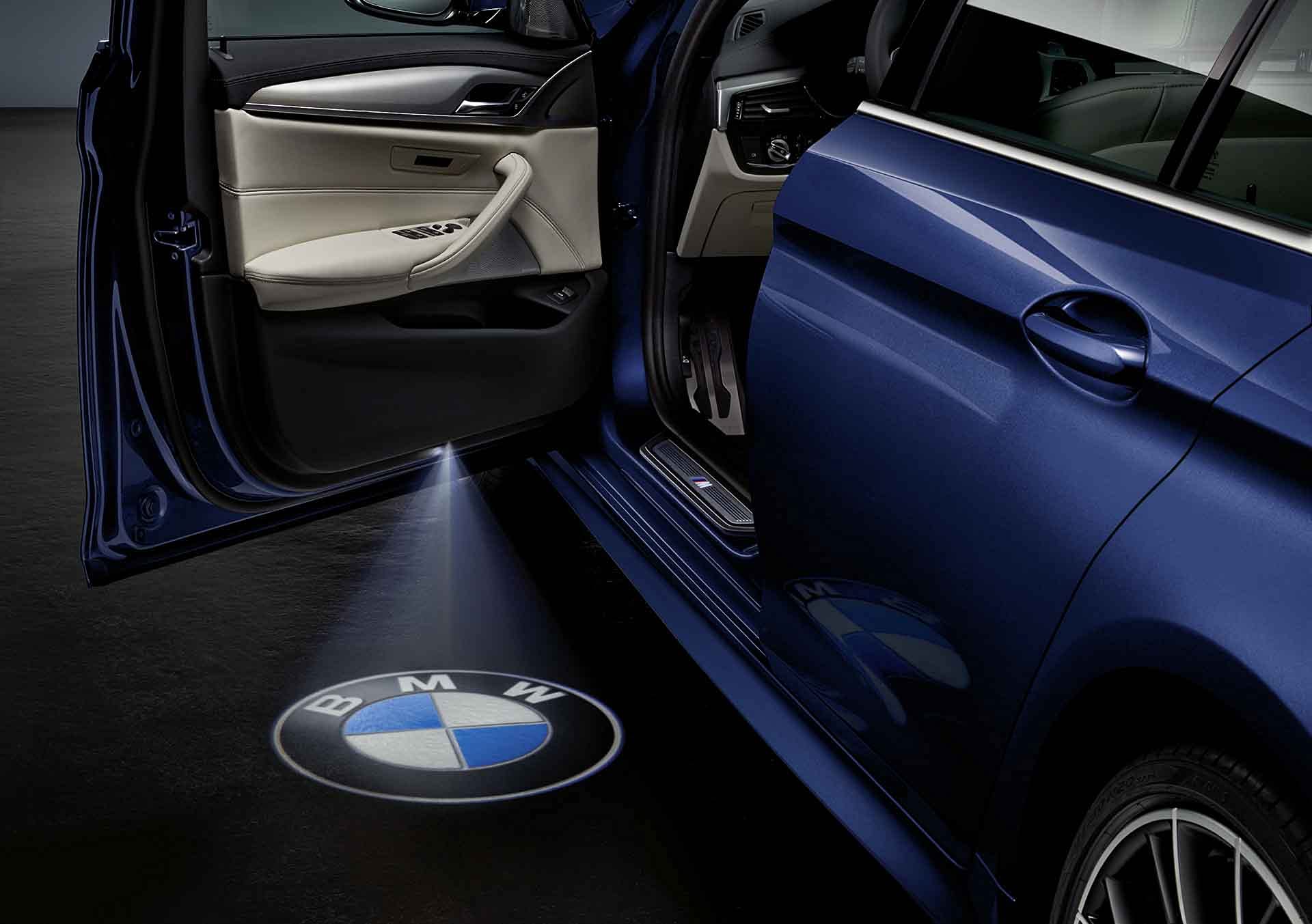 Bmw Genuine Led Door Projectors 68Mm Light Lamp 63312468386