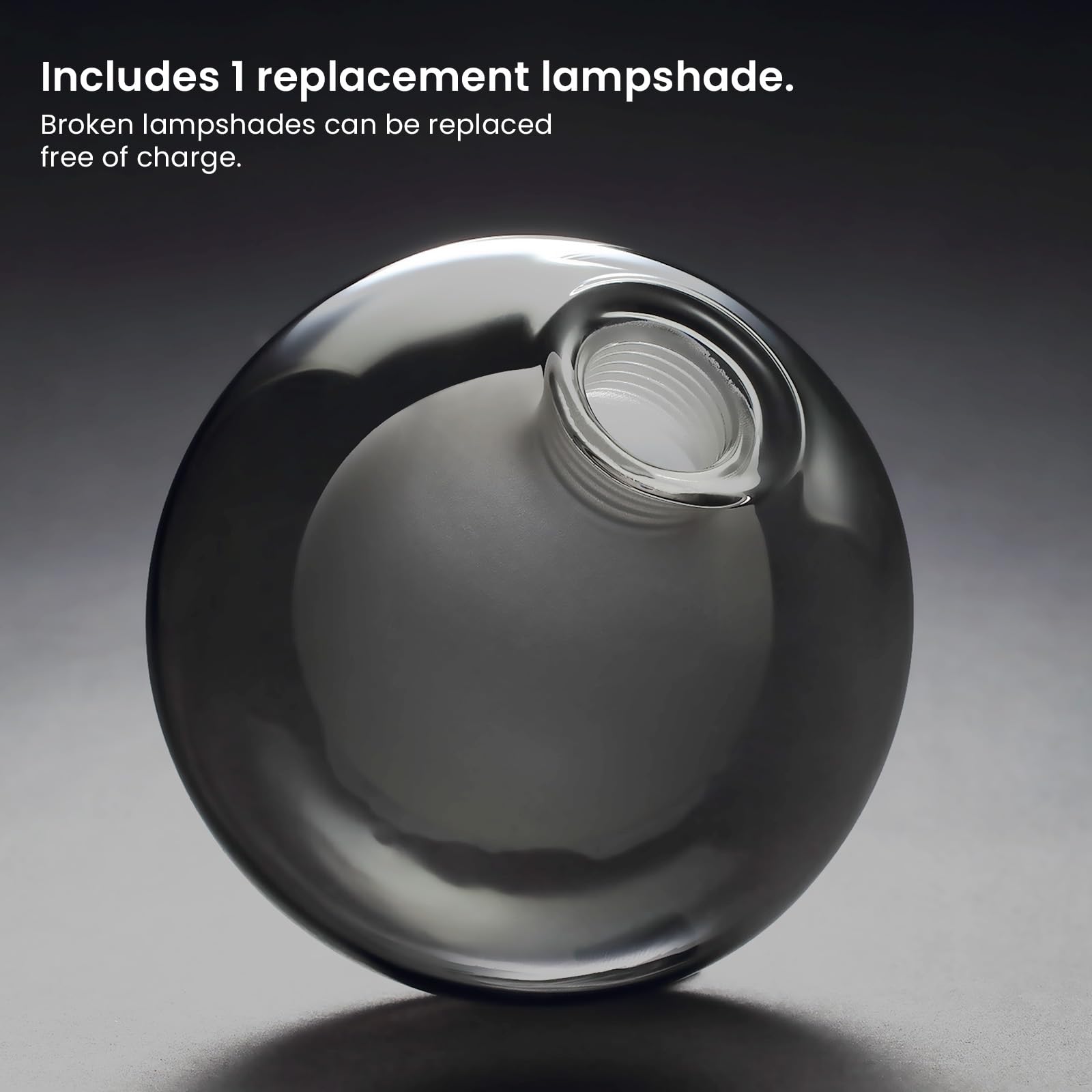 Crossio Modern Black 16-Light Glass Globe Chandelier Pendant Light For Dining Room Kitchen