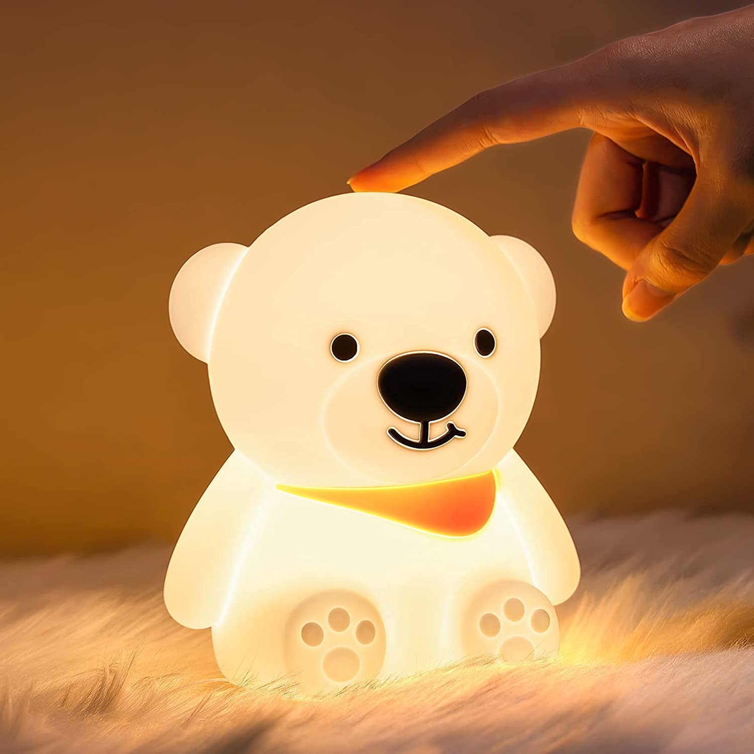 NYRWANA Night Lamp for Bedroom, Cute Lamp, Light Lamp, Night Lamp for Kids, Cute Night Lamp, Silicone Lamp, Birthday Gifts, Kids