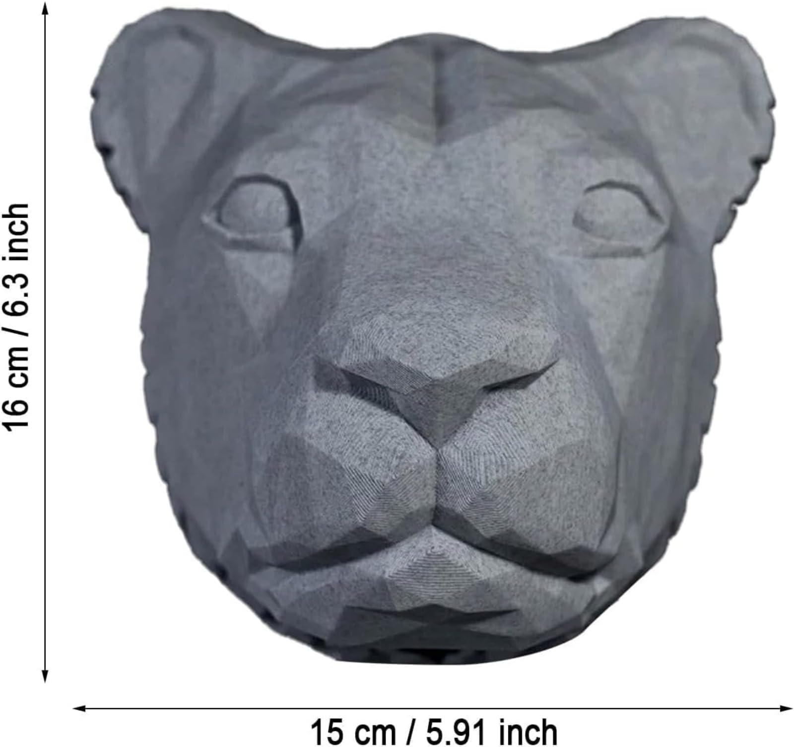 Isfiba 3D Animal Led Wall Lamp, Creative Resin Carving Lamp, Led Home Decoration Lamp, Atmosphere Rendering Lamp, For Study, Bedroom, Dining Room, Stairway, Hallway, Bar (Lion)