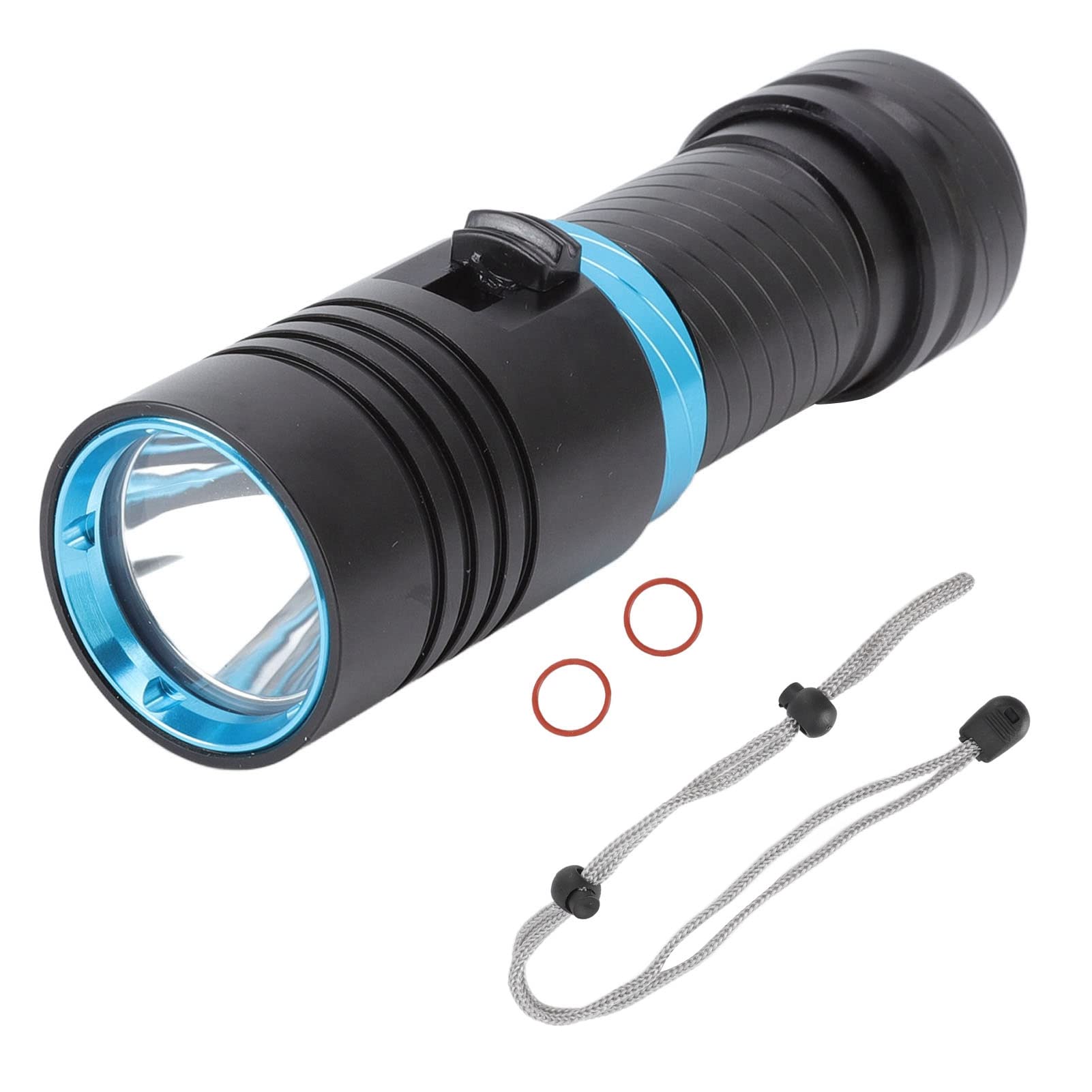 Zerodis 5000 Dive Light, Professional Underwater Flashlight, 150m IPX8, Dimmable L2 LED Beads, Default Size, Default Color