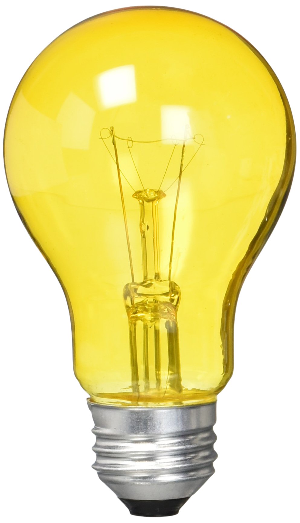Westinghouse 25W A19 Amber Incandescent Light Bulb, 120V, 2500 Hours, 1 Pack