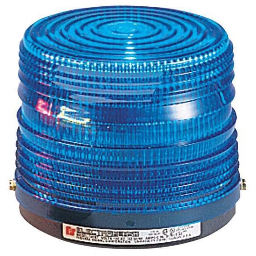 Federal Signal Warning Light, Strobe Tube, Blue, 120VAC
