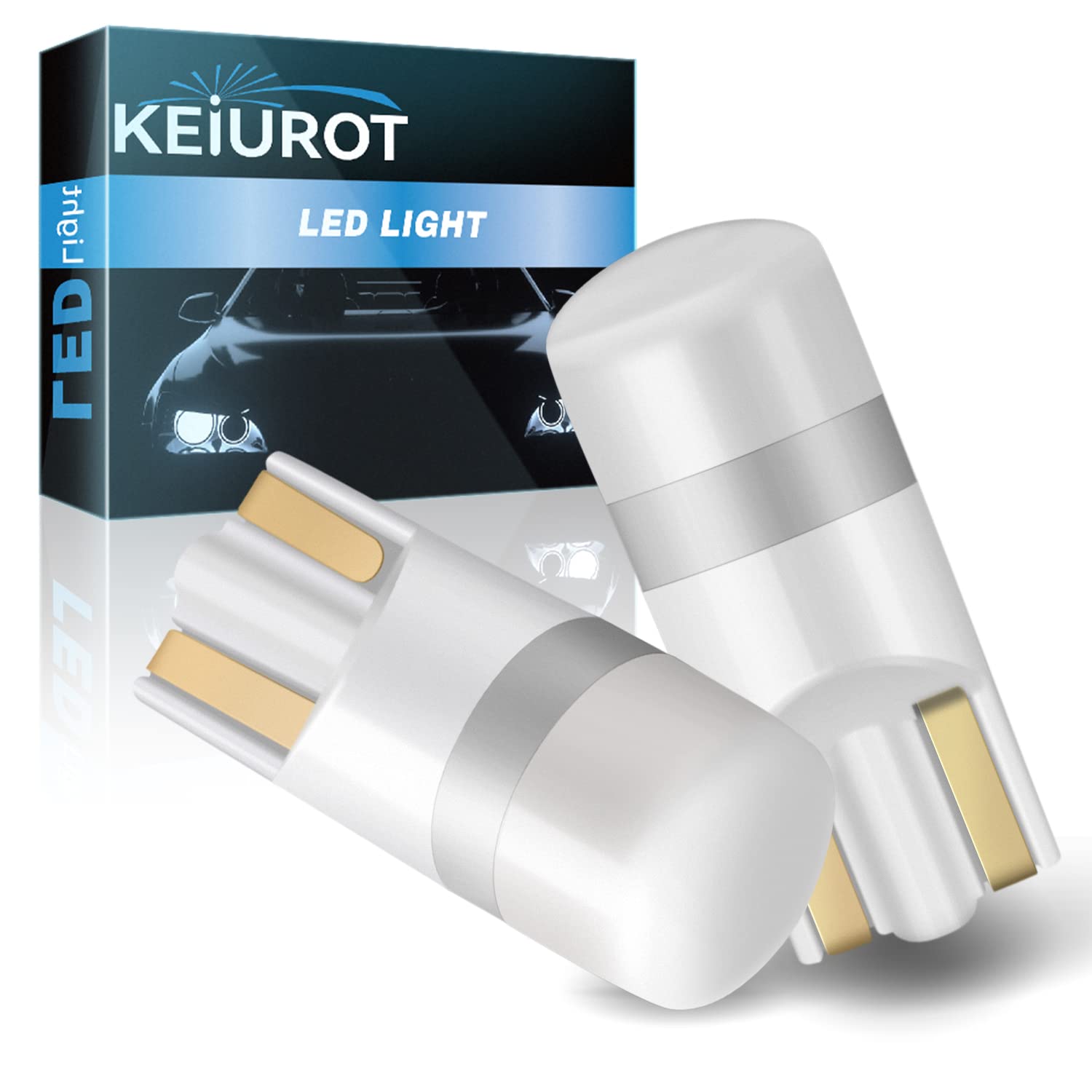 Keiurot House Number Light Bulb 194 193 Bulb Address Light Bulb Sign Replacement Bulb Kit 10-30Volt AC/DC Address Bulb White, 2P