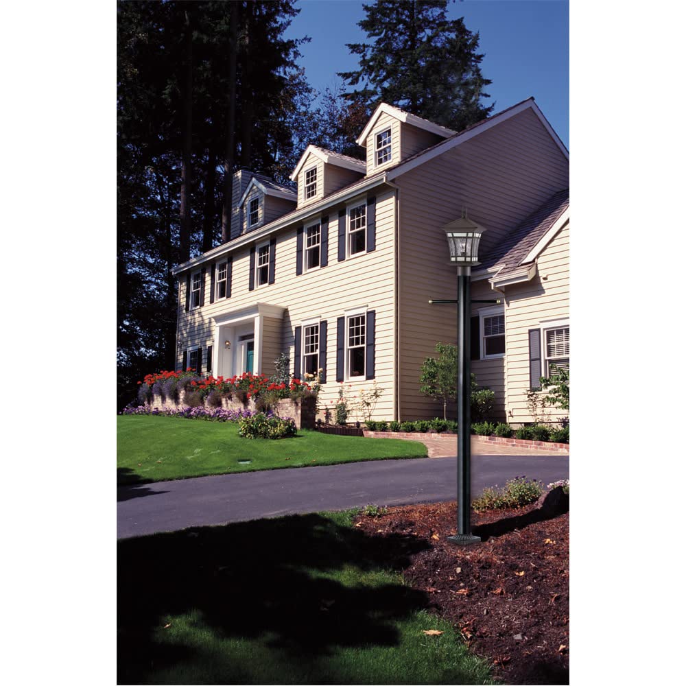 Westinghouse 6680800 82" Black Lantern Light Fixture Post