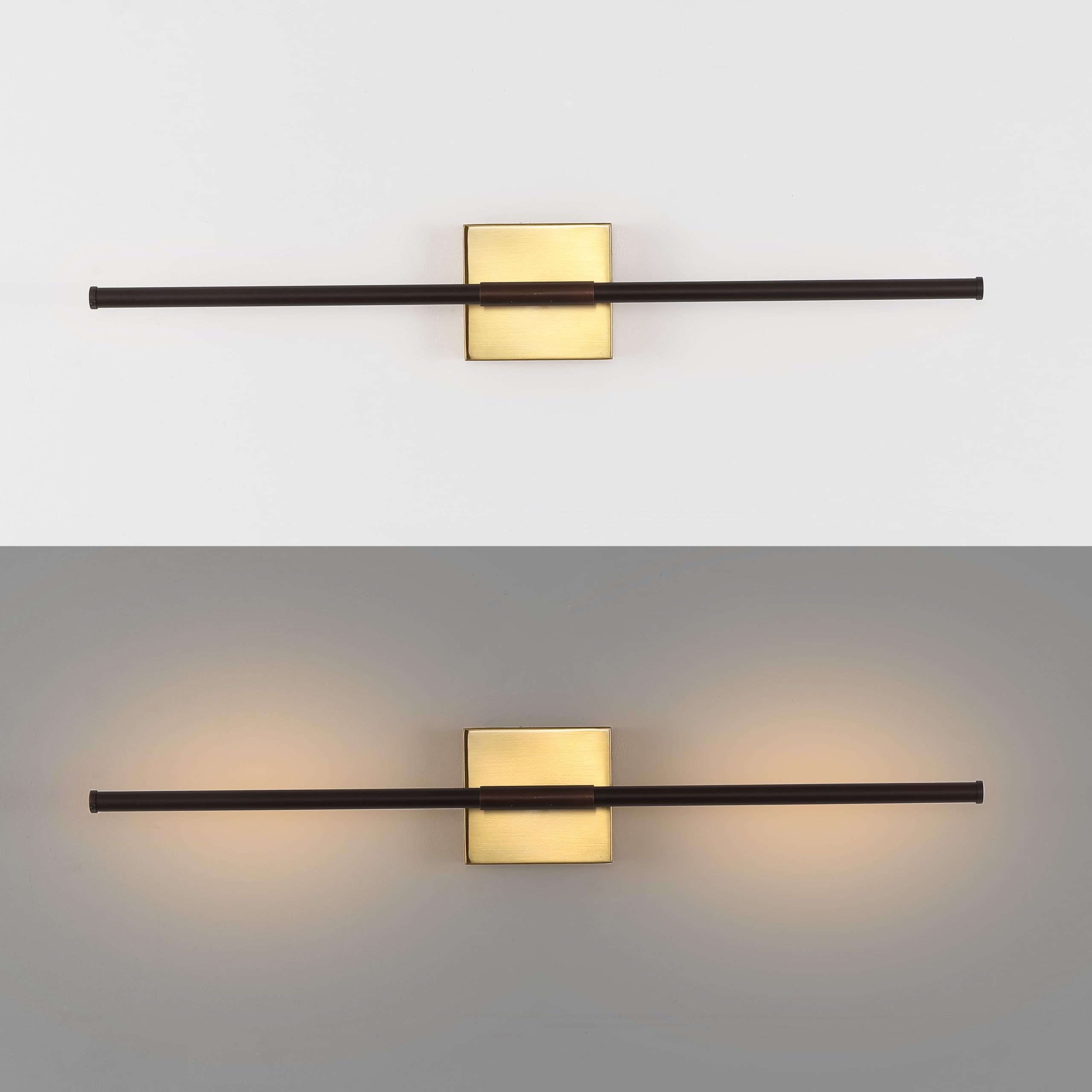 Jonathan Y Jyl7022F Makena 28'' Dimmable Integrated Led Modern Metal Wall Sconce Minimalist, Modern, Contemporary, Living Room,