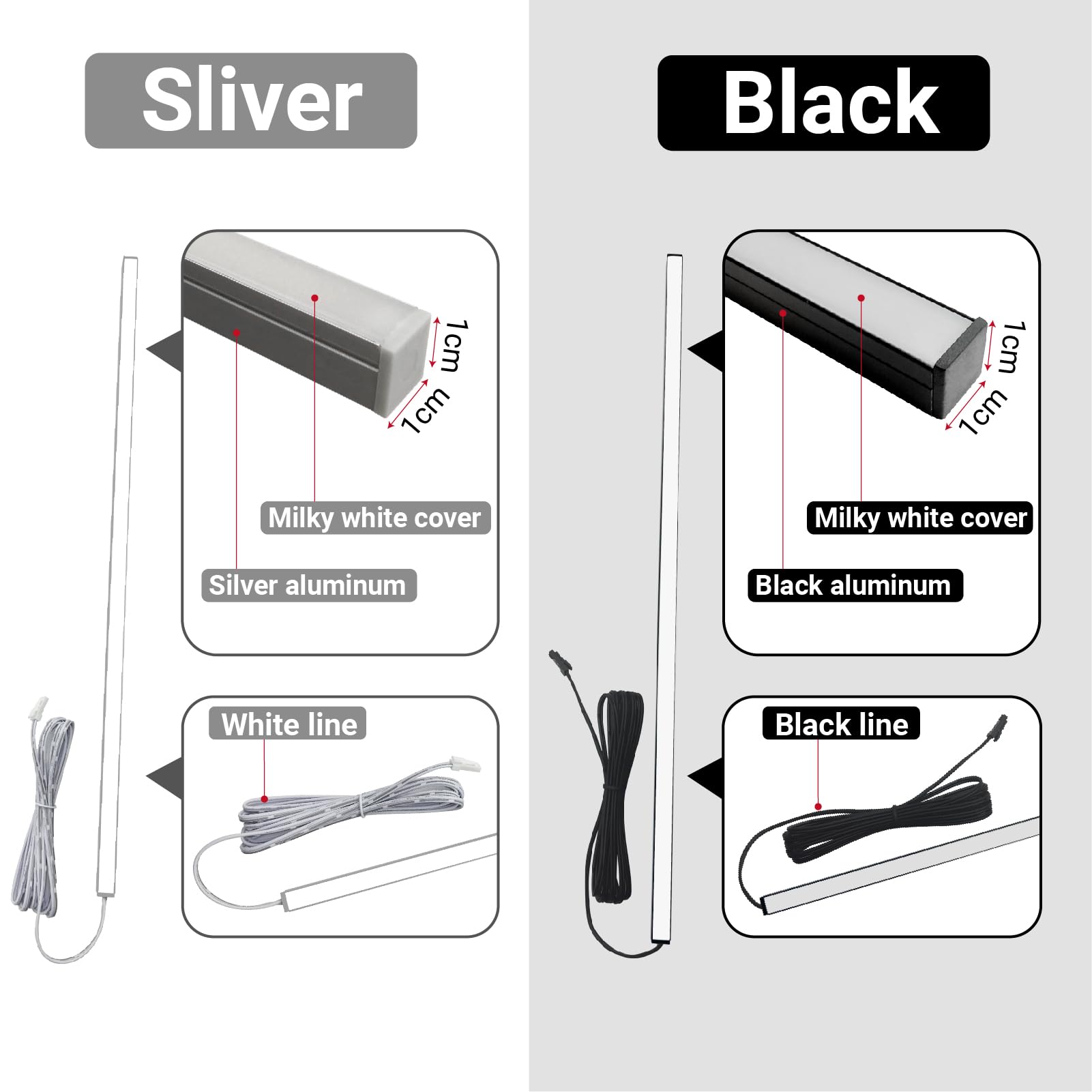 Hamrvl Black Led Recessed Lighting Kit - 6 Pcs Dc12V White Led Light With Smart Switch Adapter 3000K Self-Adhesive Wall Panel Lights For Wood Slat Wall Panels Headboards Stairs Under Cabinet Lighting