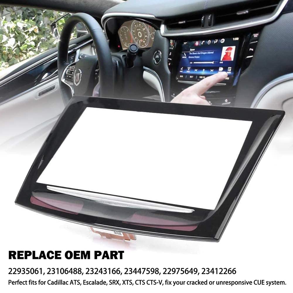 KanSmart Touch Screen Replacement for Cadillac Cue 2013-2020 ATS SRX XTS CTS Escalade - Model 22935061 + Free Trim Tools
