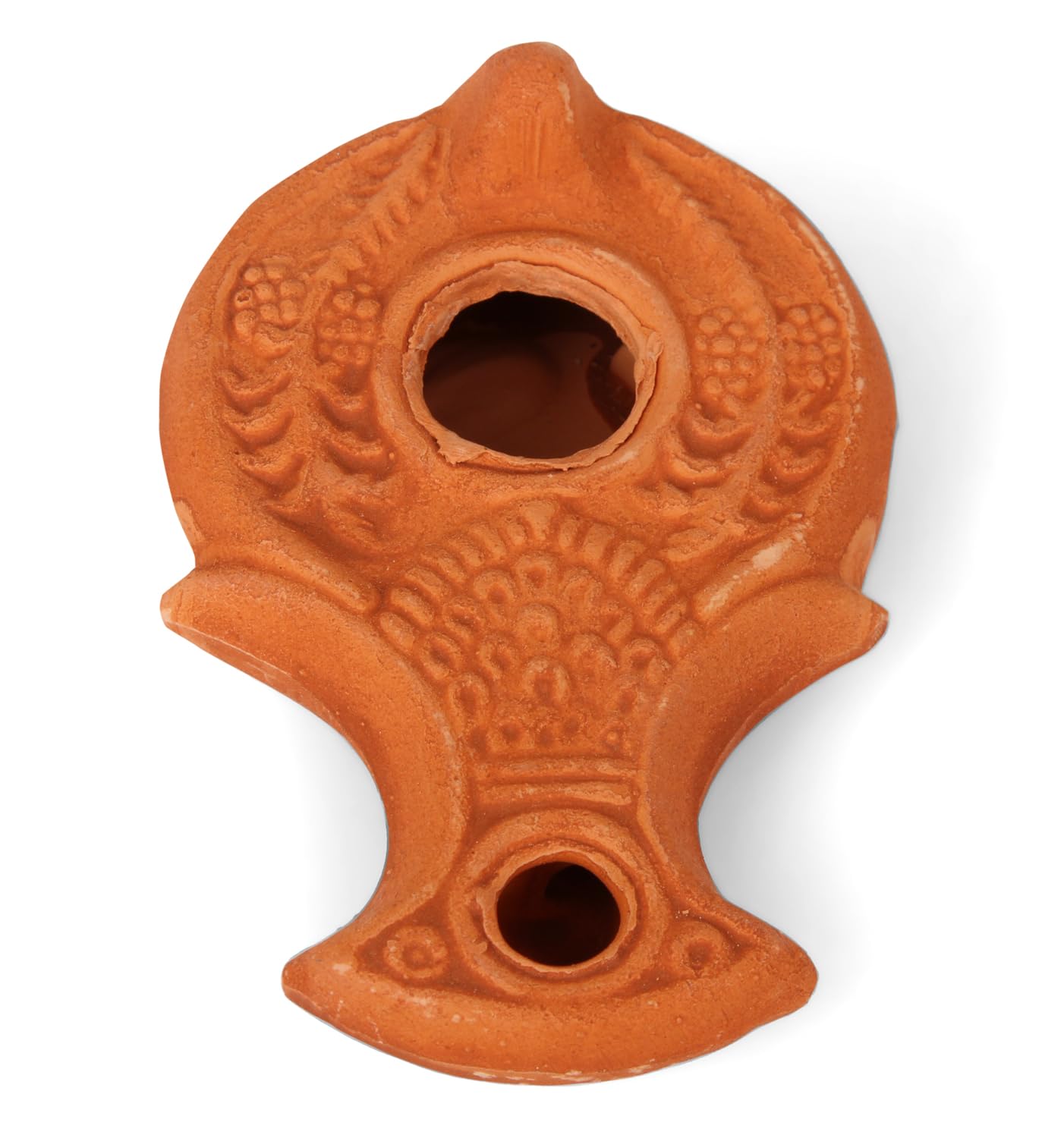 Wise Virgin Herodian Oil Lamp With Widow'S Mite Coin Replica - A Profound Message In Giving From The Heart. Unique Christian Gift Of Faith And Heritage.