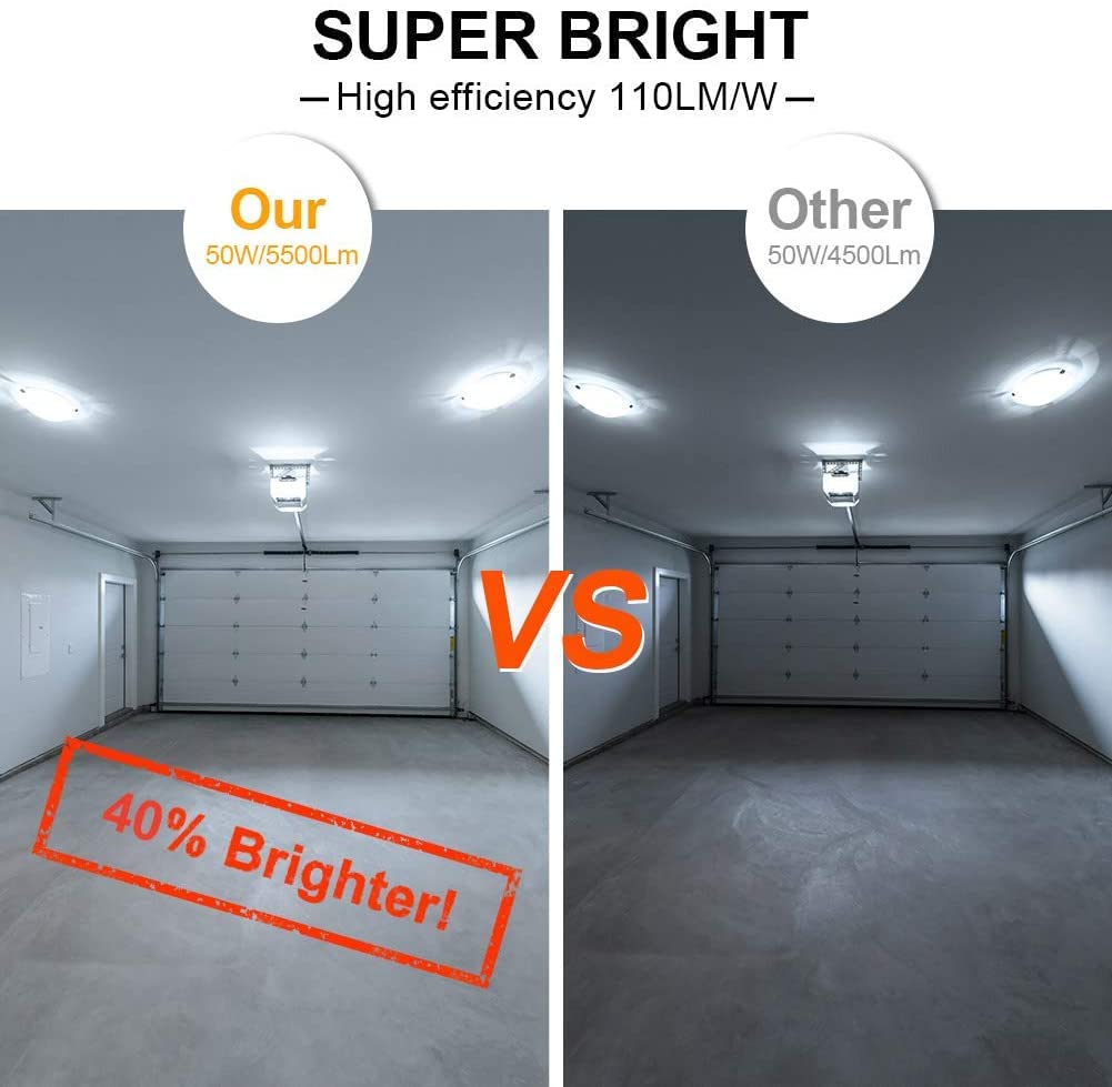 Dragonlight 50W Super Bright Led Corn Light Bulbs (400 Watt Equivalent) - E26/E39 Base Led Lamp - 6000K Daylight 5,500 Lumens Fo