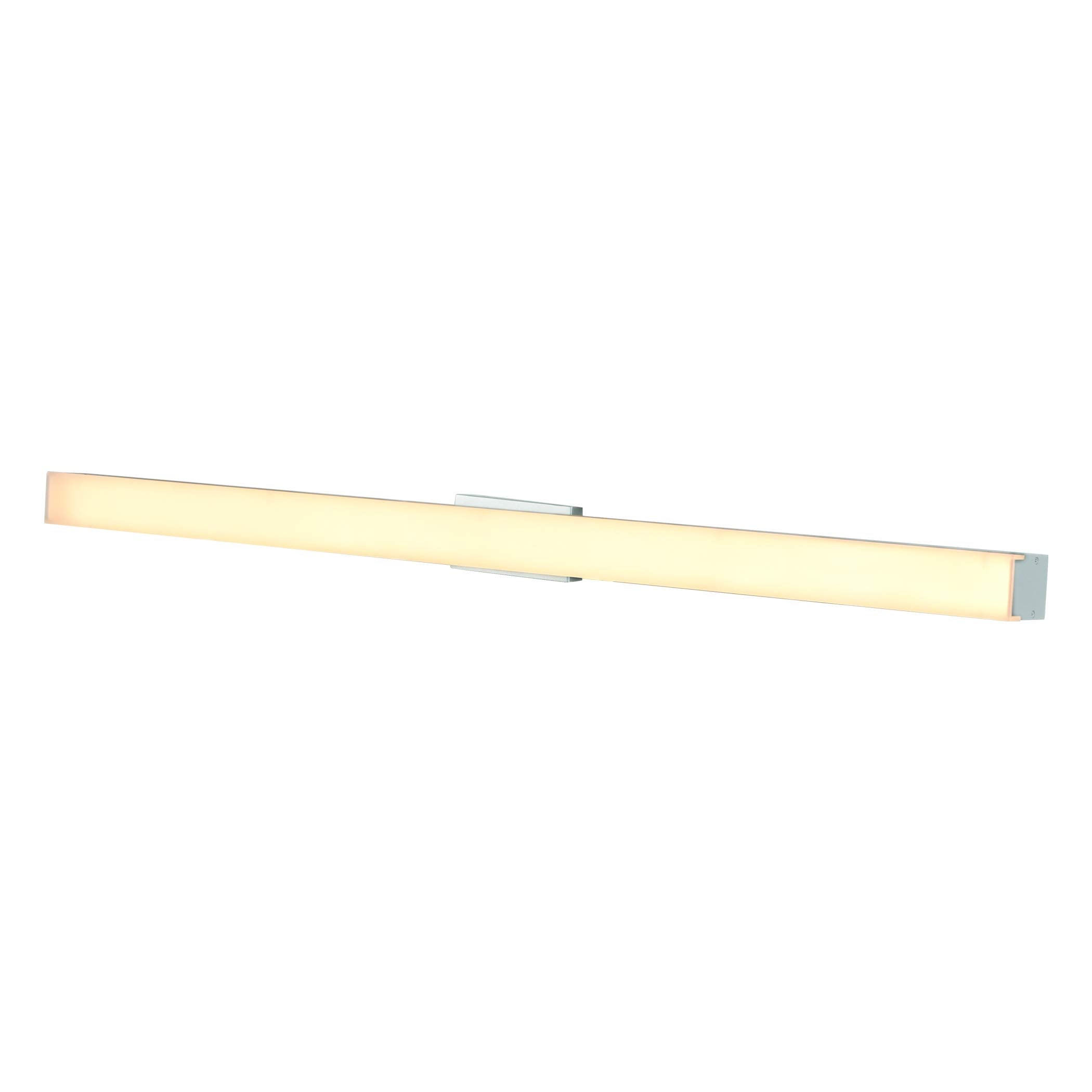 VONN Procyon Bathroom Lighting Fixture, 36in Integrated AC LED, Silver, Model VMW11236AL, ADA Compliant, Aluminum