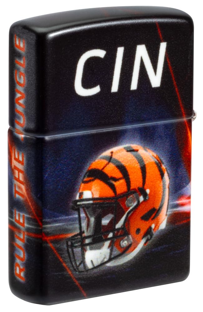 Zippo Nfl Cincinnati Bengals 540 Matte Pocket Lighter