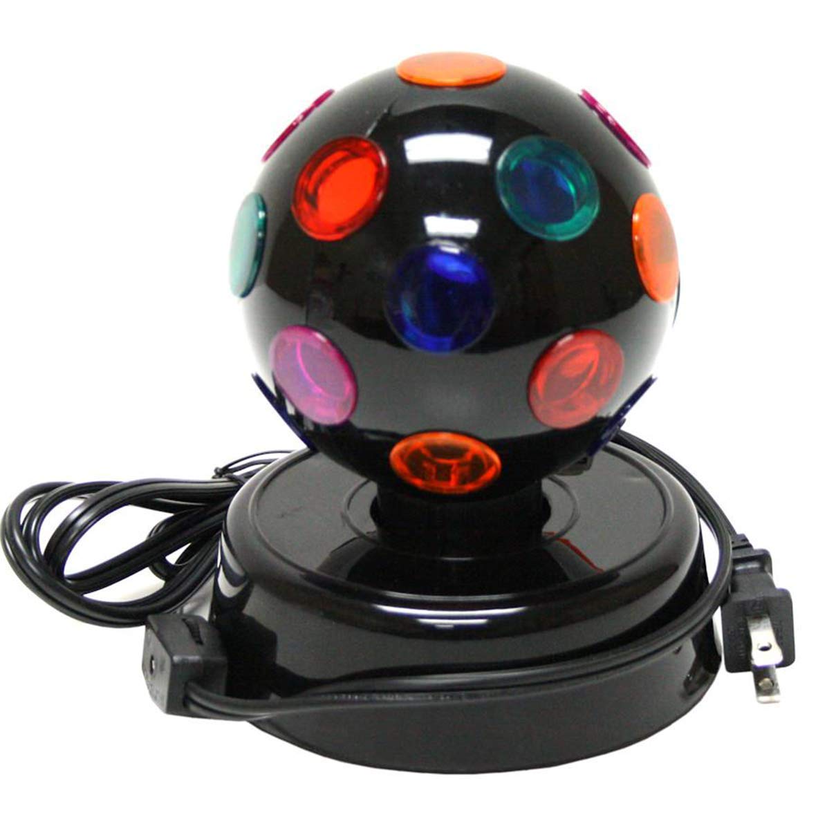 Kicko 7 Inch LED Disco Light Ball - Multi-Colored Revolving Stage Light, Perfect for Parties & Home Decor, Model 712376860491