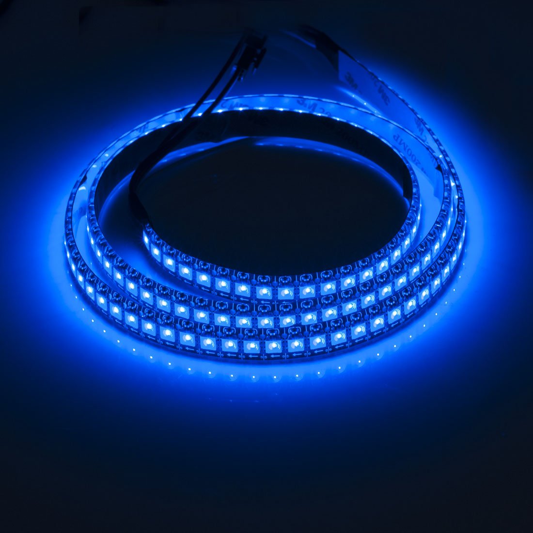 BTF-LIGHTING RGBW LED Strip, SK6812 Cool White & RGB, 3.3ft, 144 LEDs, Black PCB, IP65 Waterproof, Flexible Lighting Solution