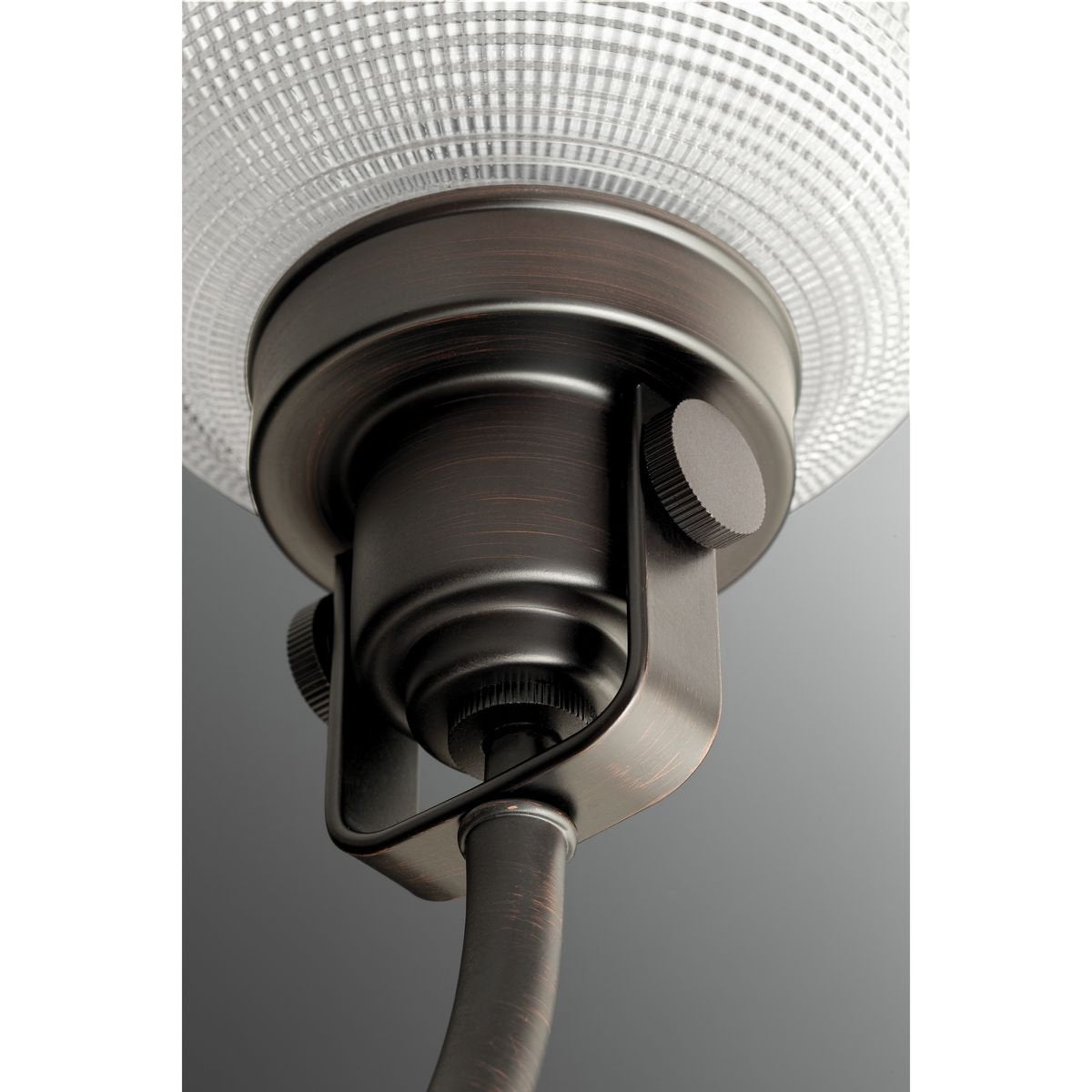 Progress Lighting 4-Light Coastal Bath Vanity Light, Clear Prismatic Glass, Venetian Bronze, Model P2997-74