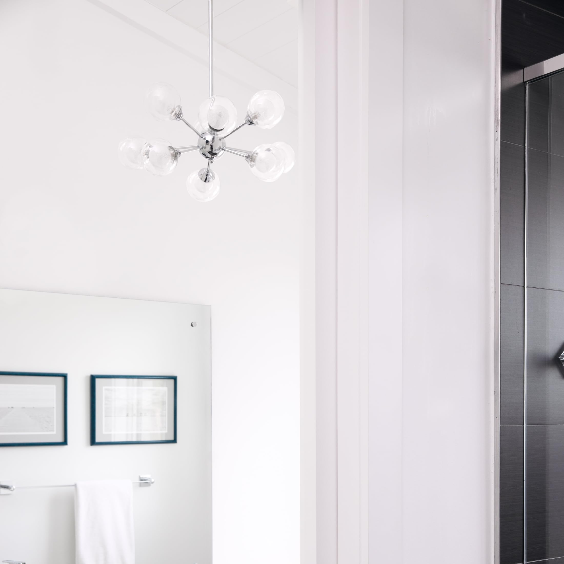 Quoizel Spellbound 12-Light Chandelier, Polished Chrome, Adjustable Height, Model PCSB5012C, Luxury Crystal Glass for Dining Room