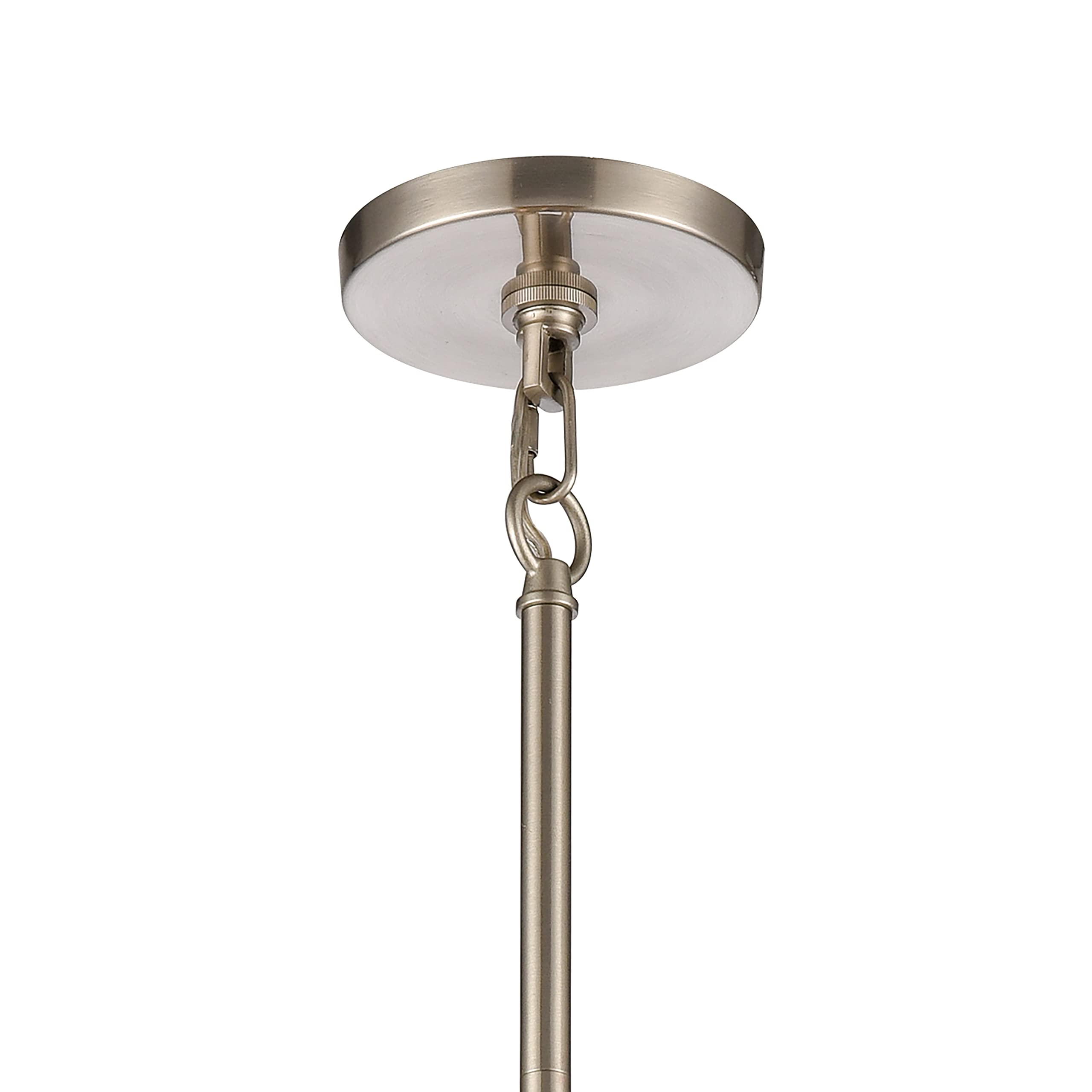 Elk Home Ocean Blue Burlap 6-Light Pendant, Metal Shade, Transitional Style, 20W X 20D X 16