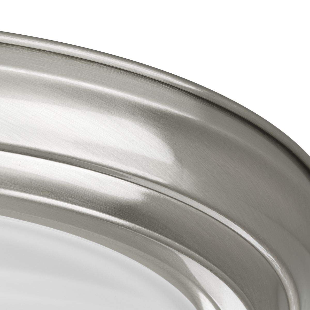 Progress Lighting P3925-09 Close-to-Ceiling Light Fixture, Nickel, Alloy Steel, 1 Pack