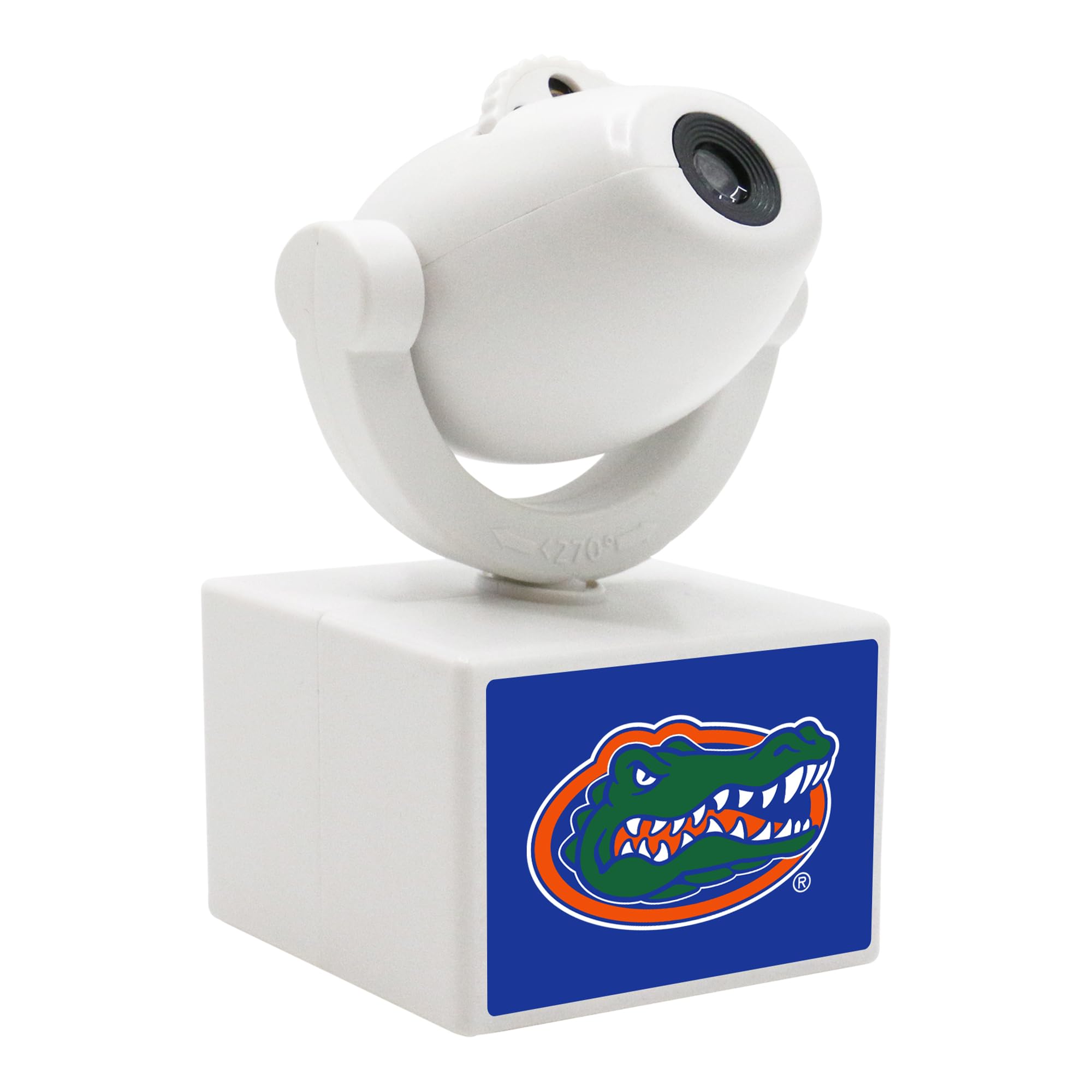 Sporticulture Florida Gators Led Mini Spotlight Projector - Adjustable, Portable, Battery-Operated