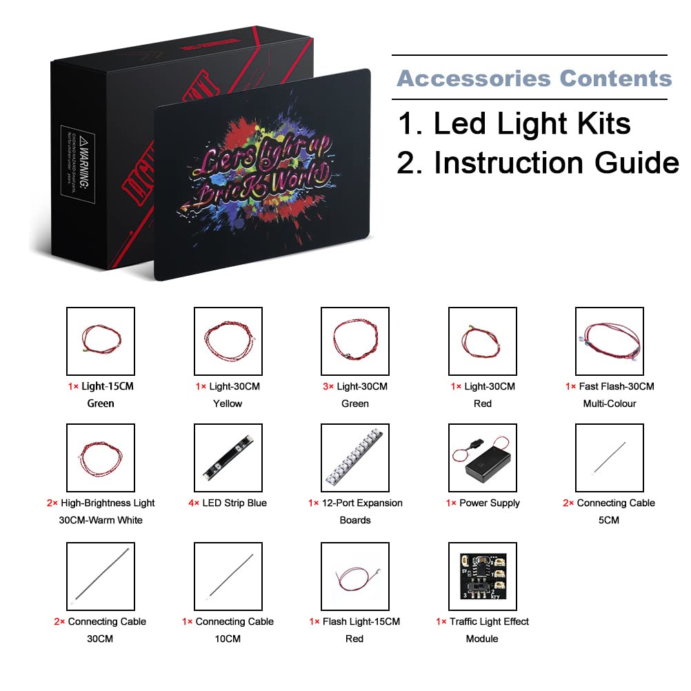 Brickbling Led Lighting Compatible With Lego 76989 Horizon Forbidden West: Tallneck Building Set, Creative Lights Compatible Wit