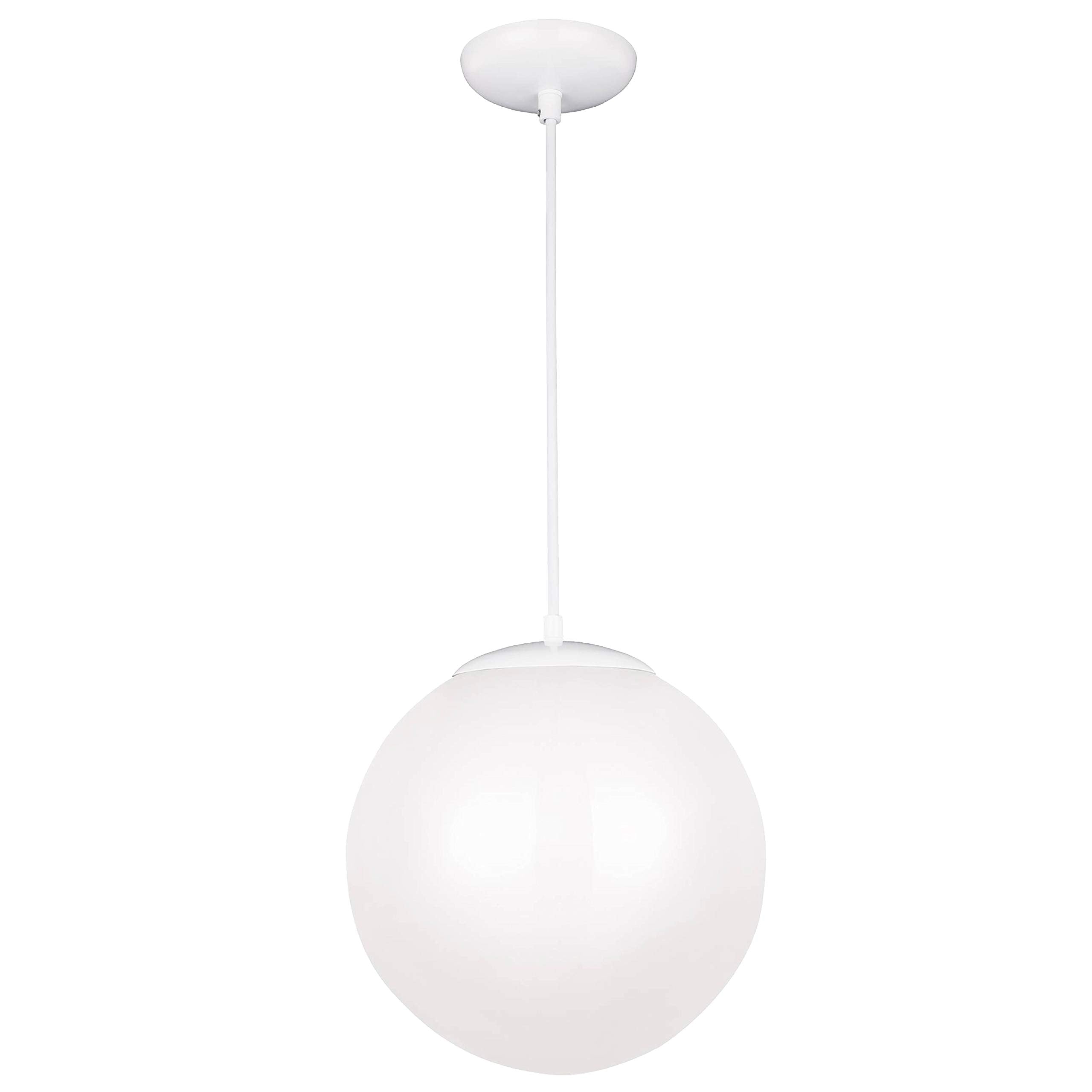 Sea Gull Lighting Globe Pendant, One-Light, Glass, Model 6022-15, Red