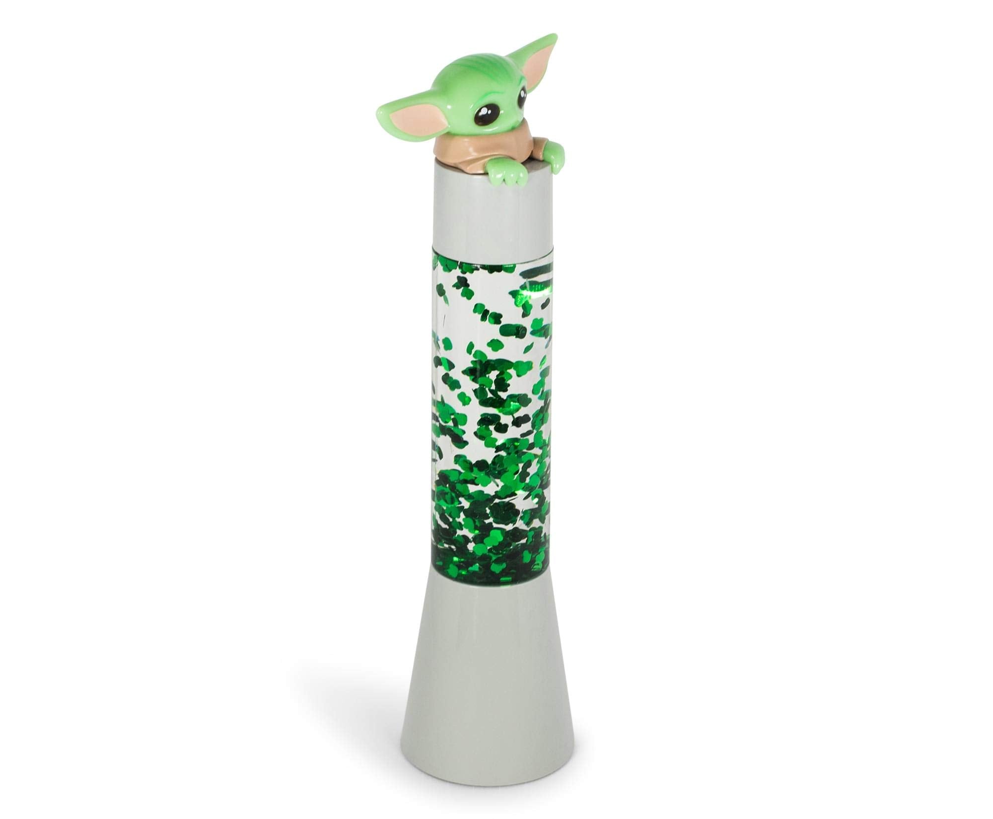 STAR WARS The Mandalorian 14-Inch 3D Glitter Motion Lamp - Green, Plastic, Model 886388163045