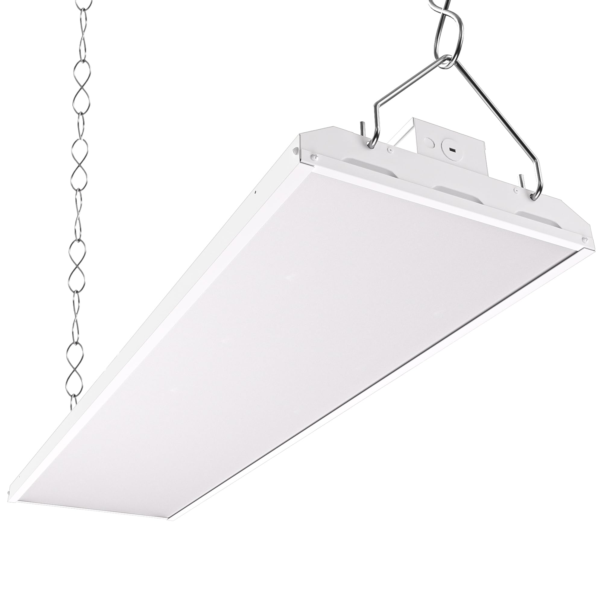 CINOTON 4FT 210W LED Shop Light with 28350LM, 0-10V Dimmable Linear High Bay Lighting with 5000K, 120-277V 135LM/W Commercial Ha