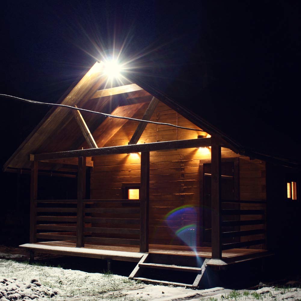 CINOTON Barn Light - 42W 4950LM Dusk to Dawn Outdoor Flood Light, IP65 Waterproof, Gray, Model 1101109CI, 1 Pack