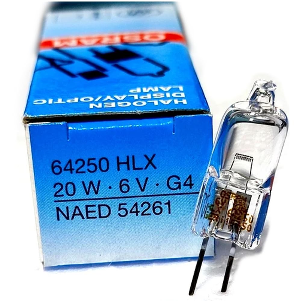 Osram Sylvania Fhe / Esb 64250 Hlx 20W 6V G4 Bipin Halogen Light Bulb