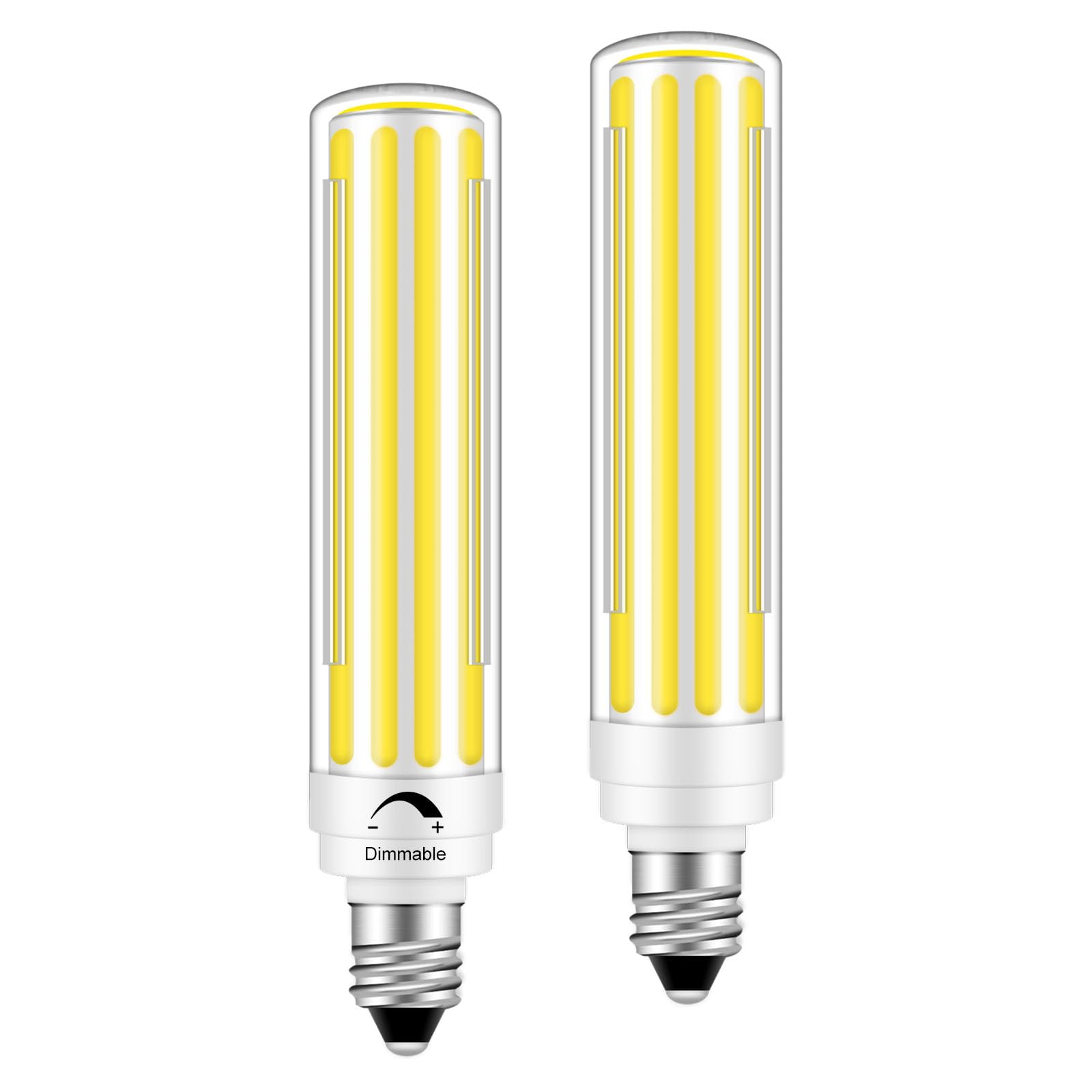 Brolskun E11 Led Bulb 150W Equivalent Jde11 120V Mini Candelabra Led Bulbs Dimmable 15W Bright 1500Lm Daylilght White 6000K For 