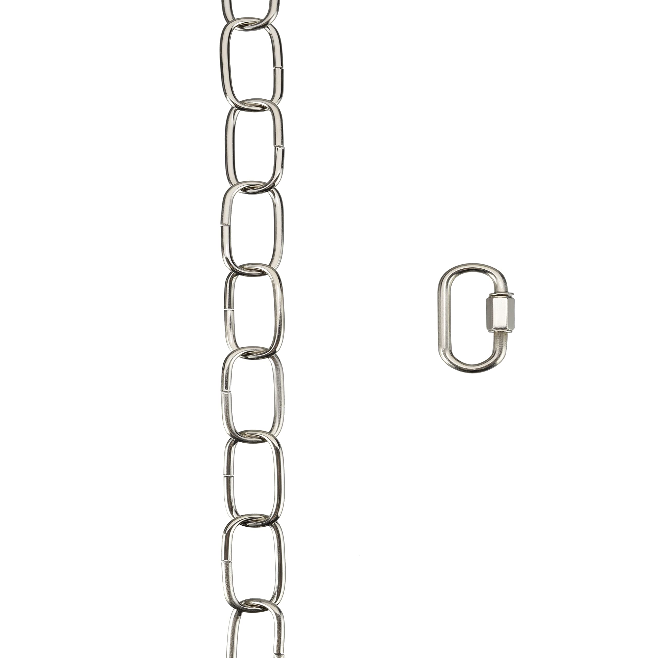 Aspen Creative 21111-11,Steel 3 Feet Heavy Duty Chain & Quick Link Connector for Hanging Up Maximum Weight 40 Pounds-Lighting Fi