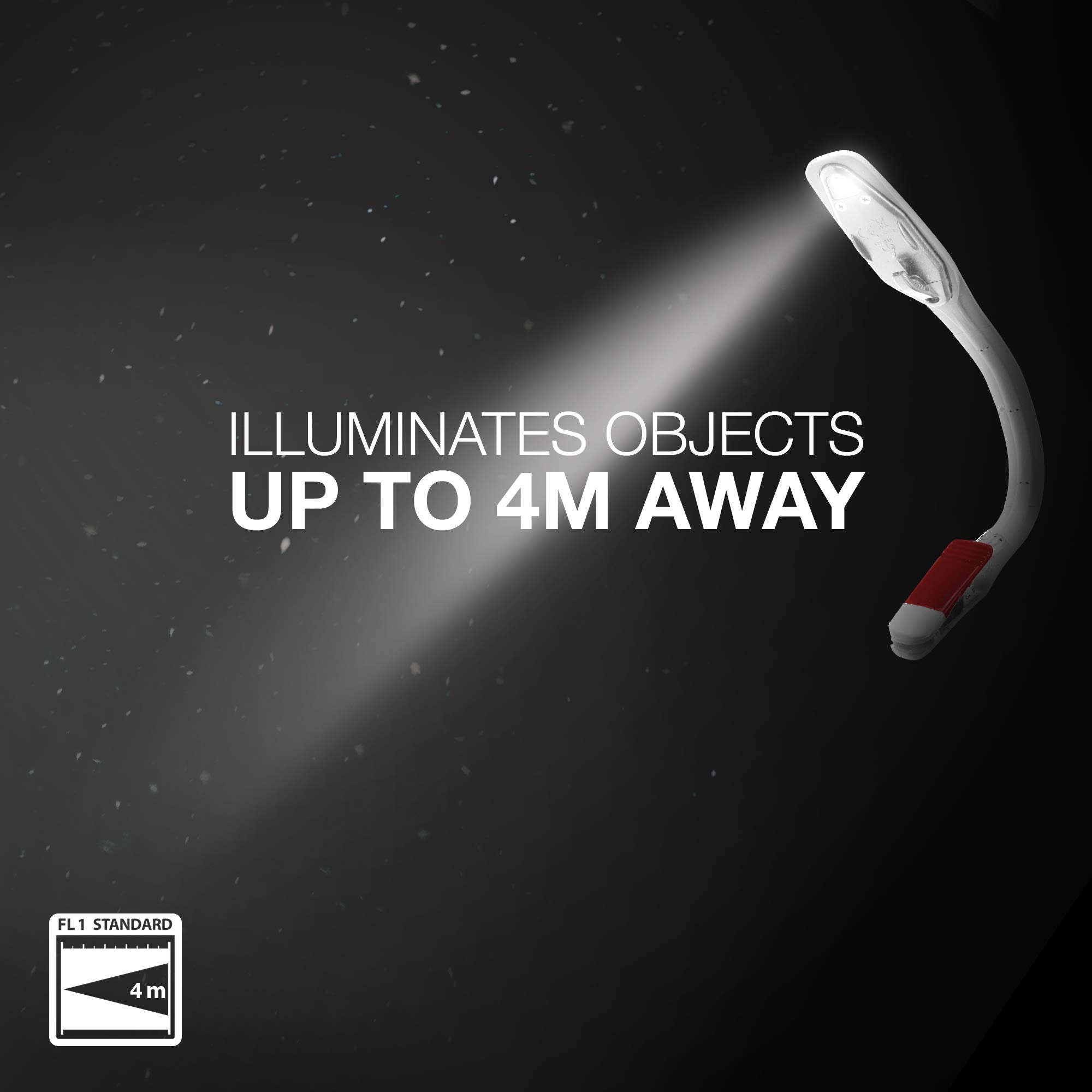 Energizer Clip On Book Light For Reading In Bed, Led Reading Light For Books And Kindles, 25 Hour Run Time, Kindle & Book Readin