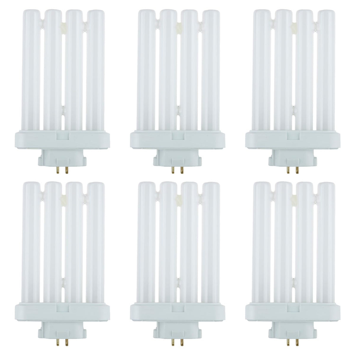 Sunlite Plug Sunlite 41760 FML27/65K/2PK Quad Tube Plug-in Compact Fluorescent Lamp ...