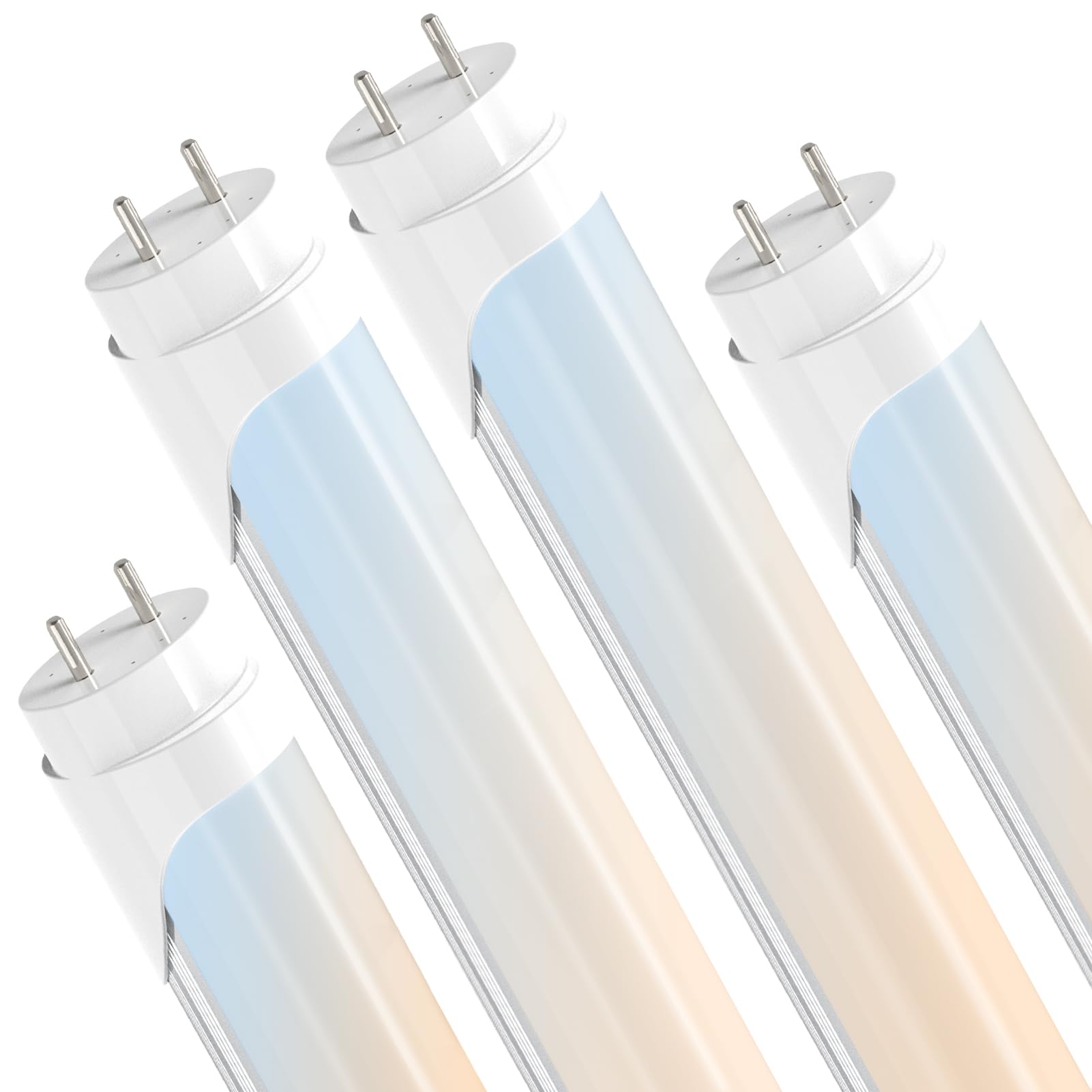 Jesled T8 Led 4Ft Tube Lights, Type A+B, 24W, 3200Lm, 6 Colors 3000K | 3500K | 4000K | 5000K | 6000K | 6500K, Plug And Play Or B
