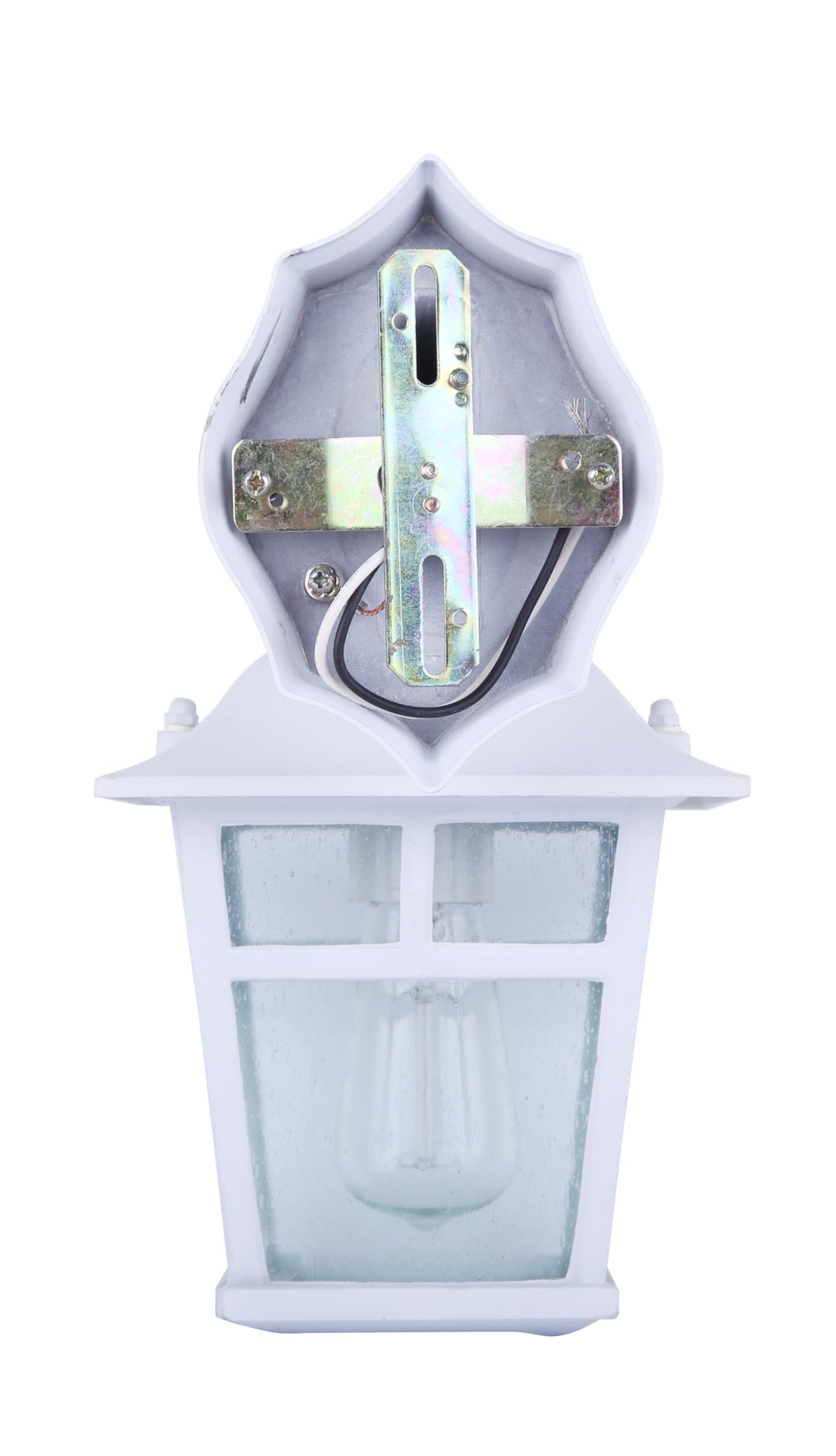 Canarm IOL183TWH-C Outdoor Lantern Twin Pack, White, Glass Material
