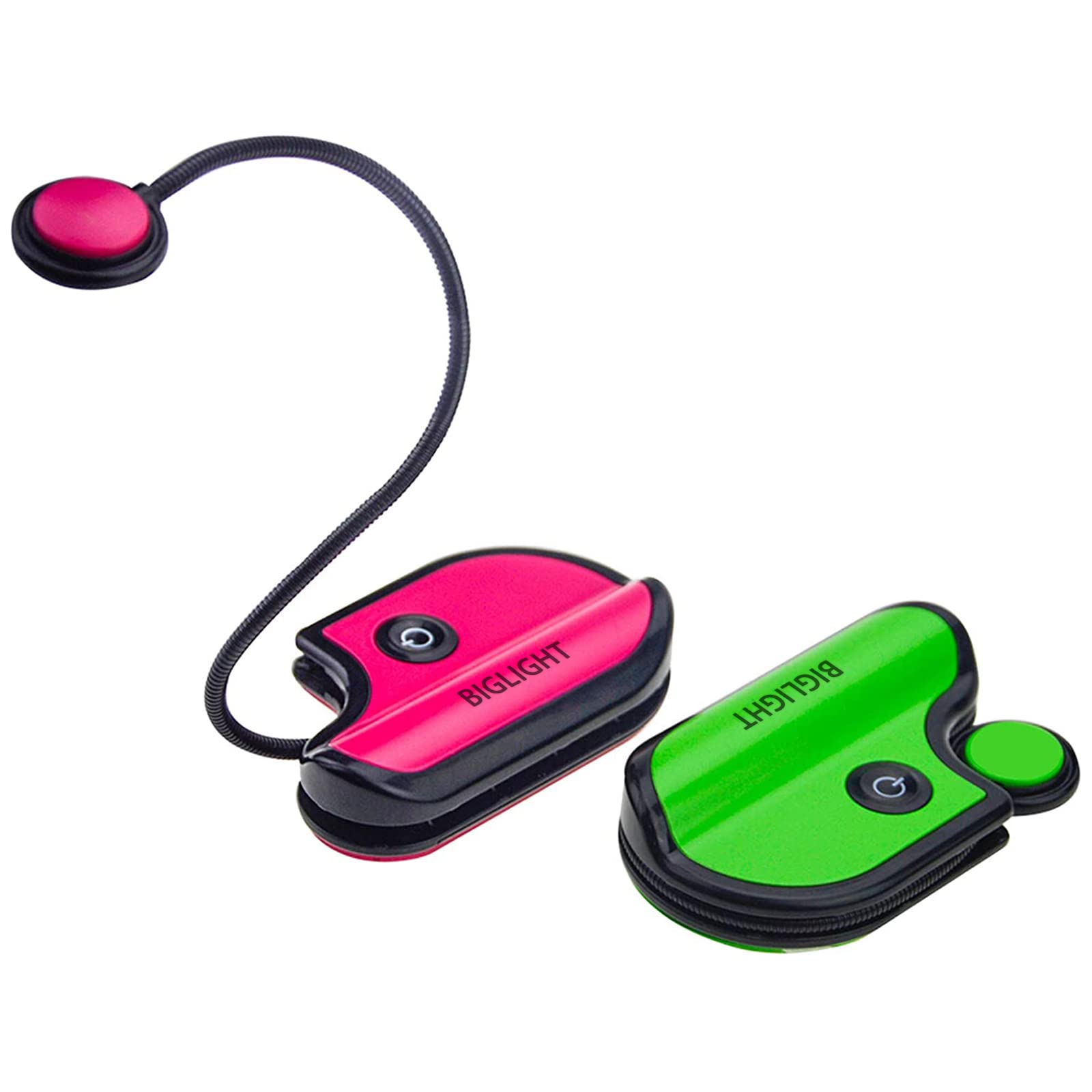 Biglight Book Light For Reading In Bed, Small Book Light For Kids, Led Reading Lamp, Battery Operated Clip Light, Reading Light