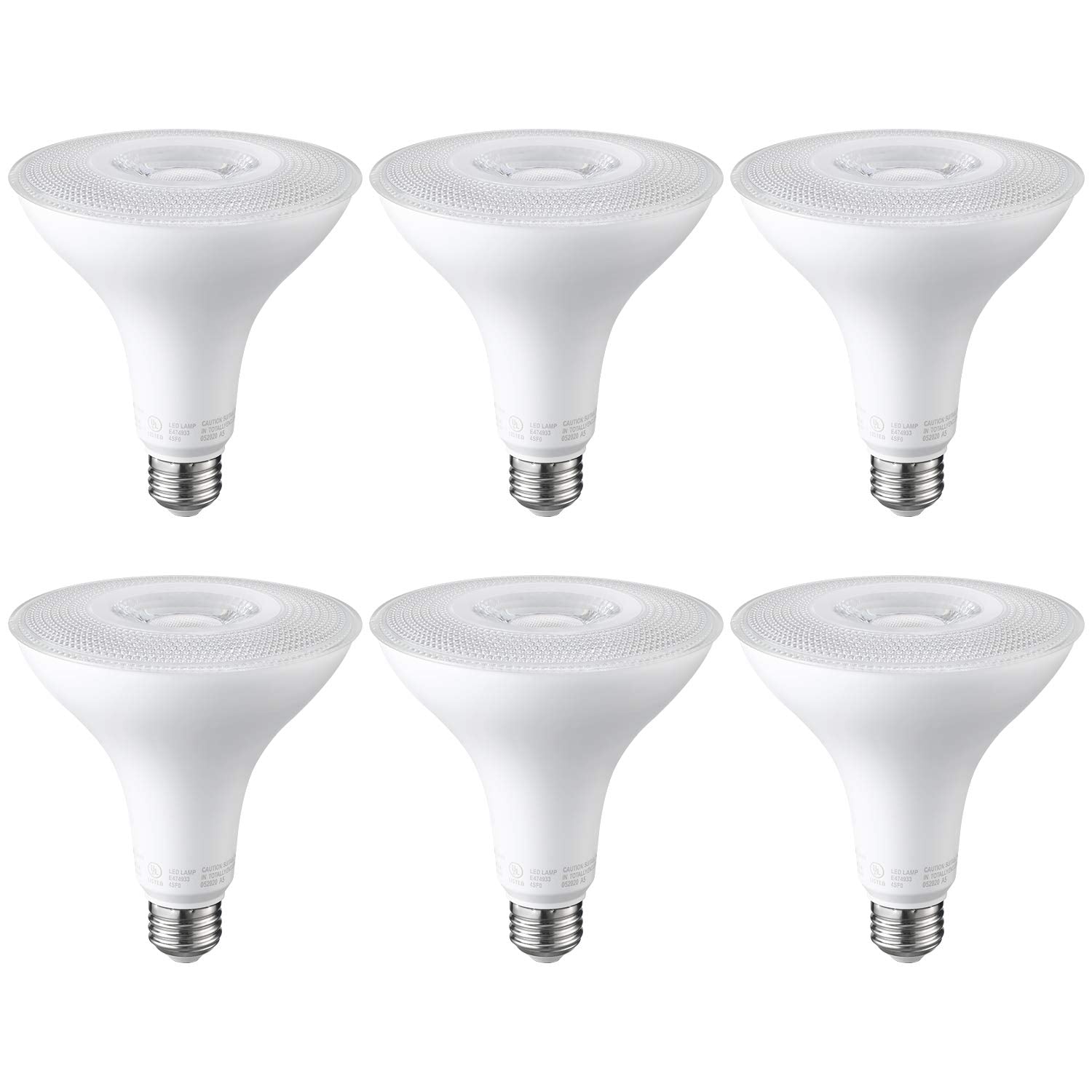 TORCHSTAR PAR38 LED Flood Light Bulbs, Dimmable, Waterproof, 120W Equivalent, 1250LM, Soft White 2700K, E26 Base, Pack of 