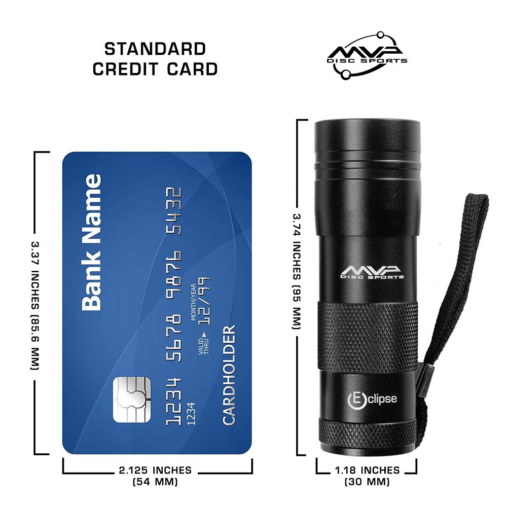 MVP Disc Sports Eclipse UV Flashlight Glow Golf Disc Charging Light - Compact