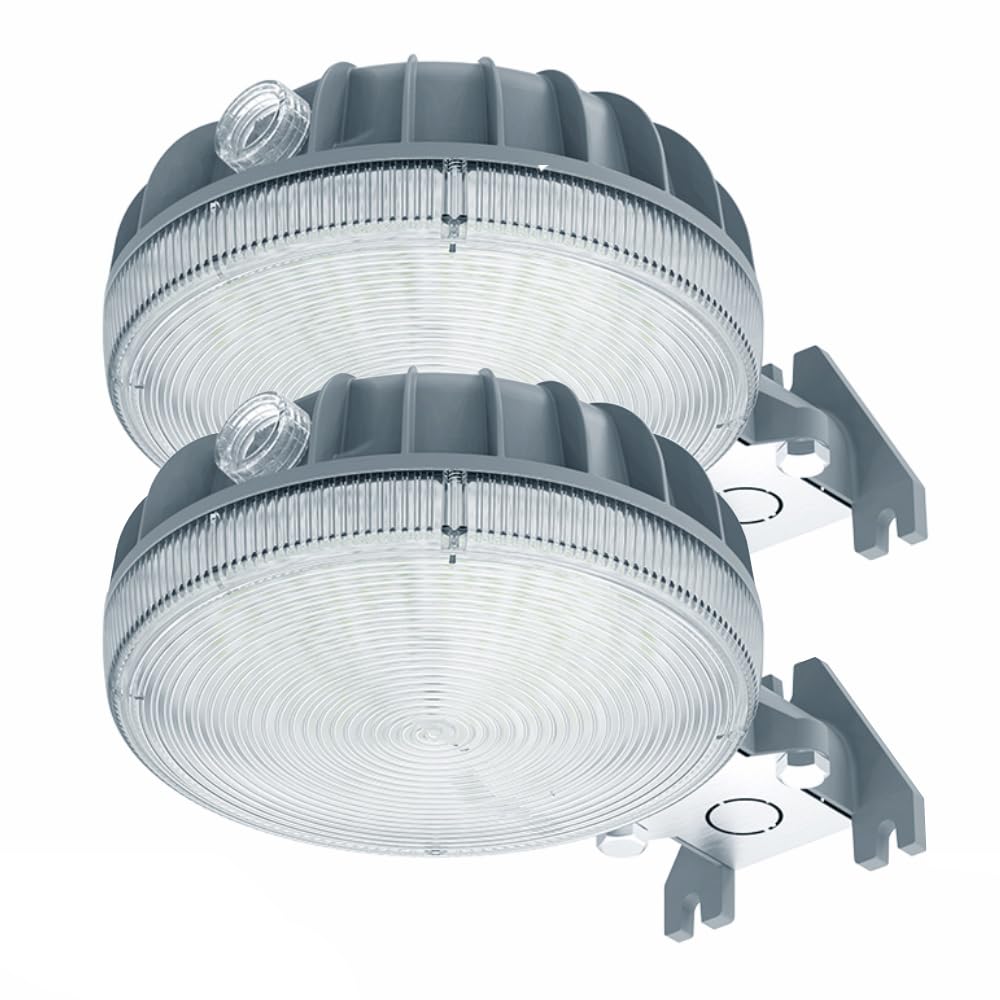 Owleye LED Barn Light 6000LM Dusk to Dawn, 42W 4000K, Waterproof, Gray, Model BL6000D, 1 Pack