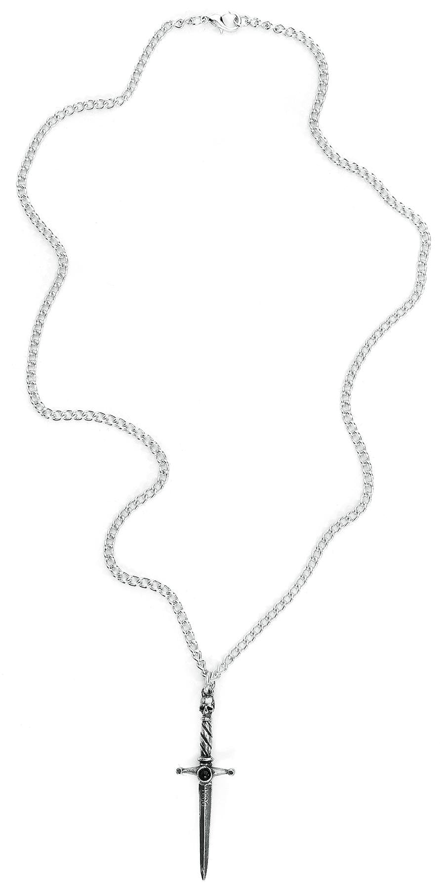 Alchemy Gothic Macbeth Dagger Necklace, 36