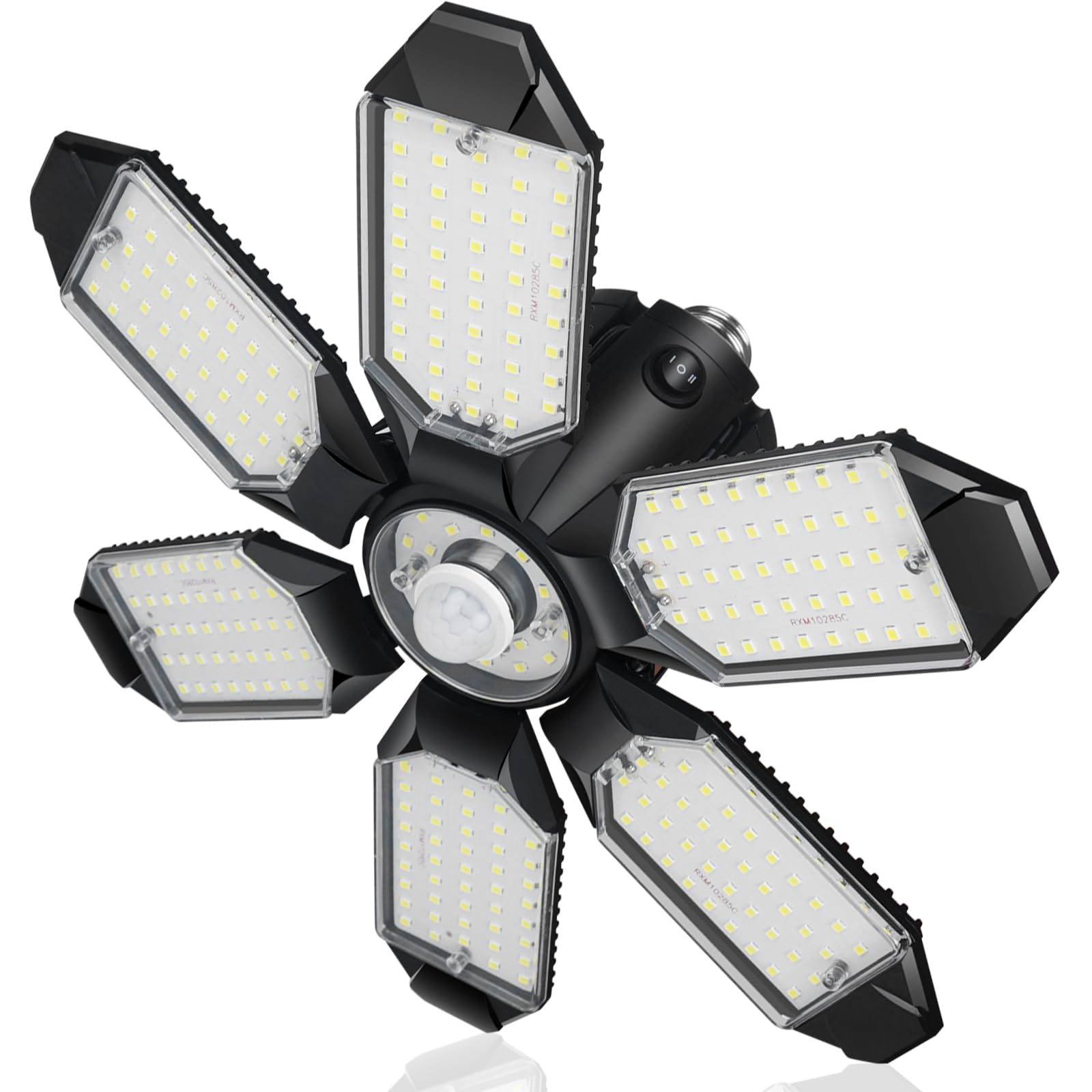 Motion Sensor Garage Light  18000LM 180W Garage Lights Ceiling Led Motion Activated Motion Sensor Light Indoor with Dusk to Dawn  E26 Screw in Shop Light for Basement Barn Attic Warehouse