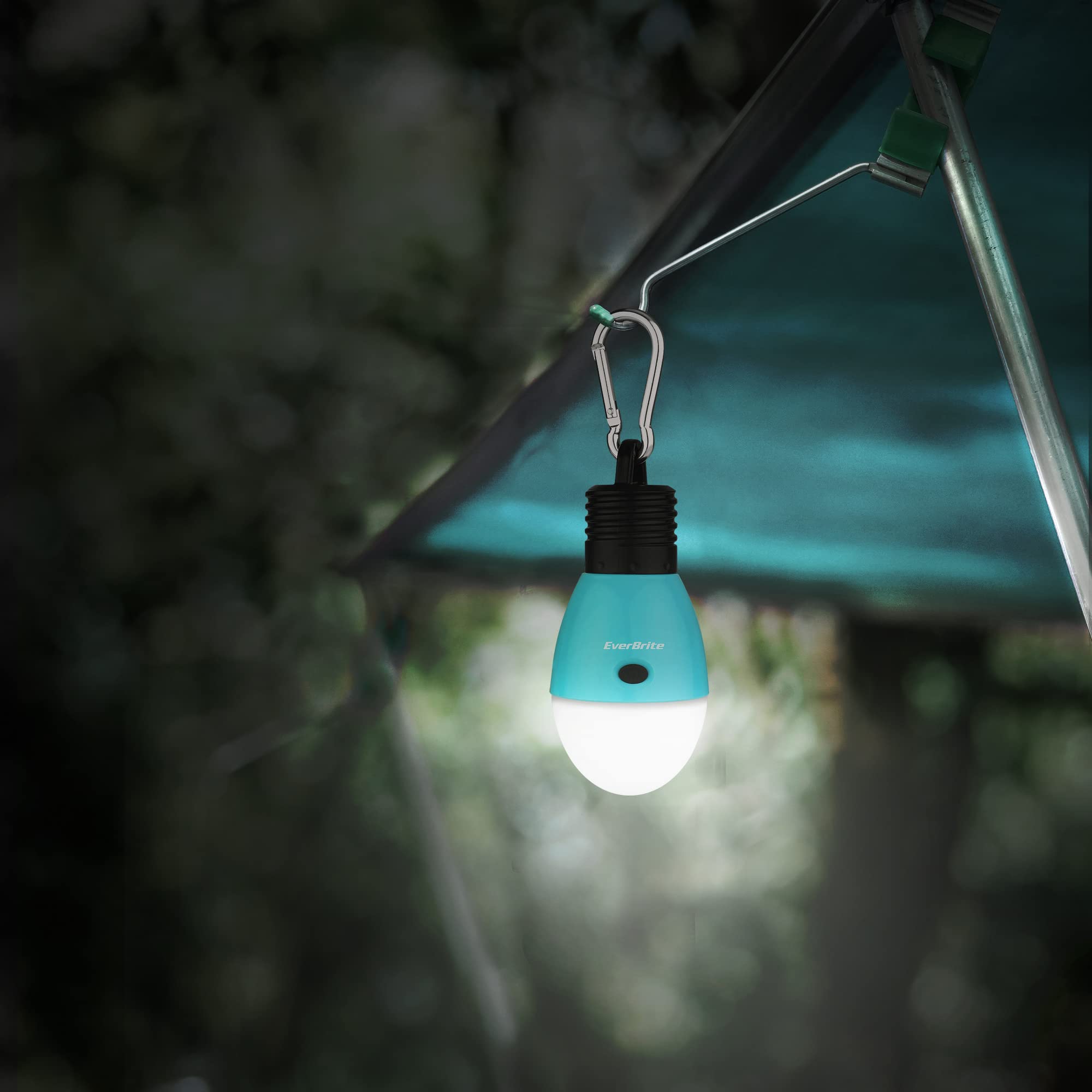 EverBrite Camping Light - Rechargeable Tent Lantern, 3 Lighting Modes, ABS Material, Blue, Model E101103AE