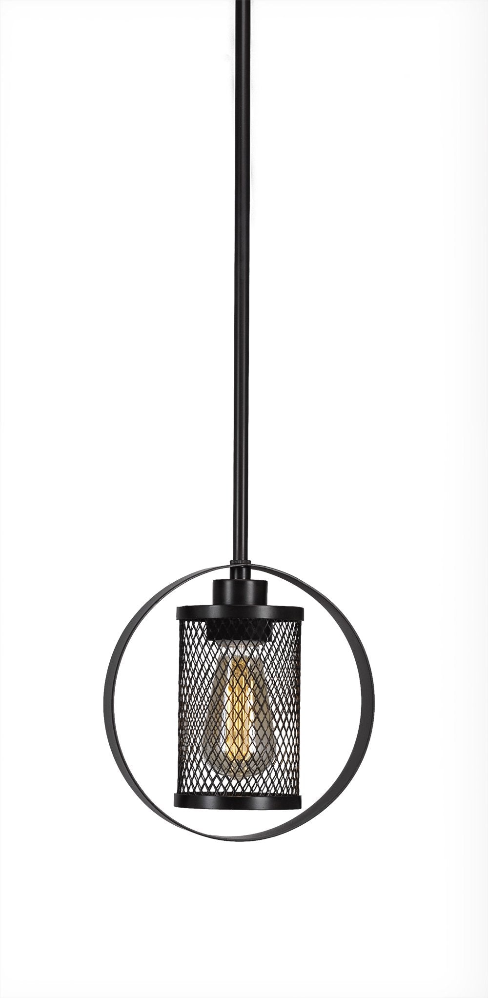 Toltec Lighting Infinity 1 Light Pendant In Espresso (1602-Es-Led18A)
