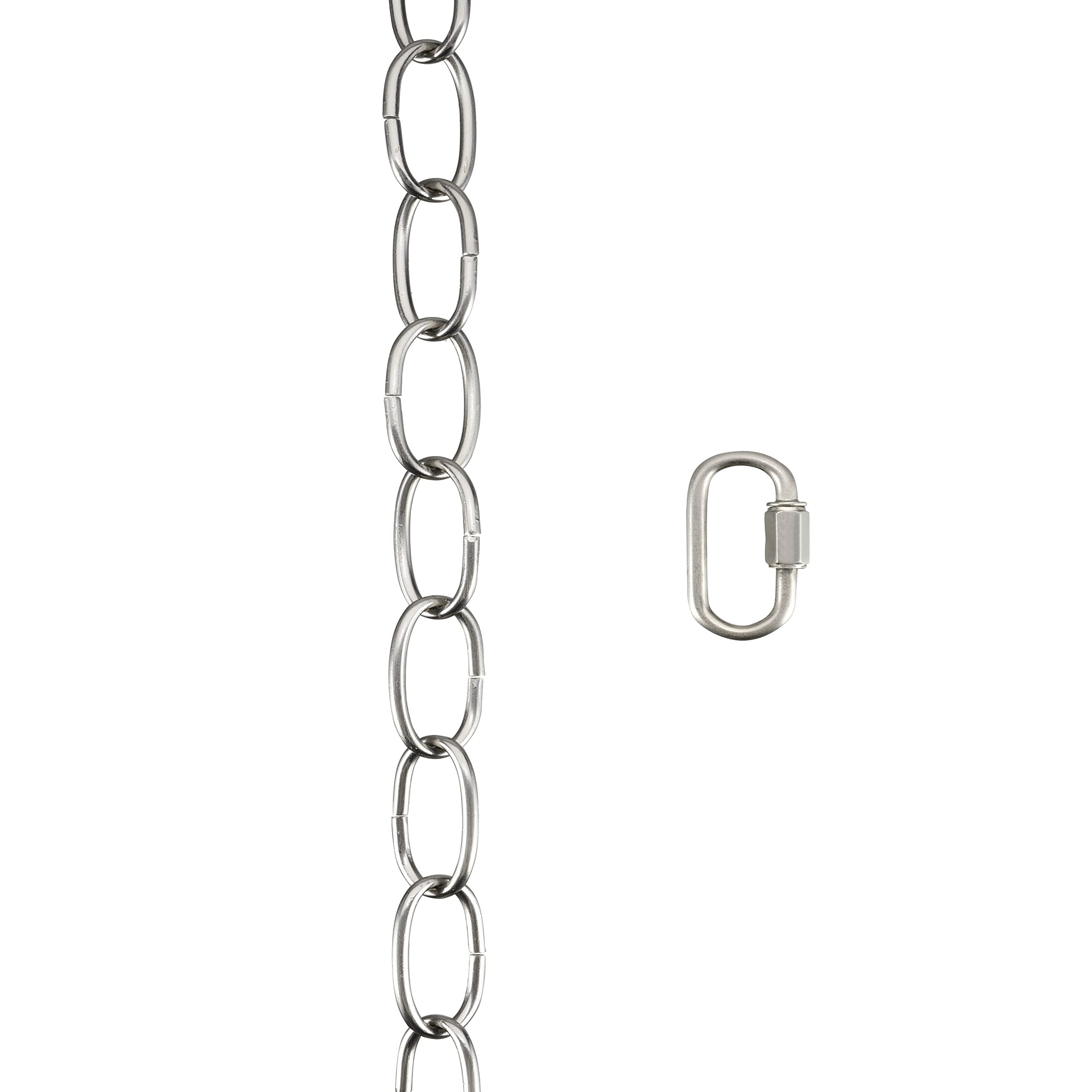 Aspen Creative 21107-31,Steel 20 Feet Heavy Duty Chain & Quick Link Connector for Hanging Up Maximum Weight 40 Pounds-Lighting F