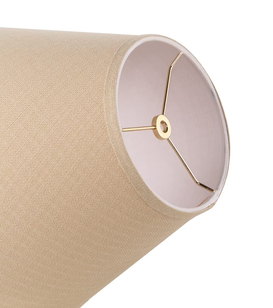 Aspen Creative 32692, Transitional Empire Shape Spider Construction Lamp Shade, Sepia, 7&quot; Top X 13&quot; Bottom X 9-1/2&quot; Slant