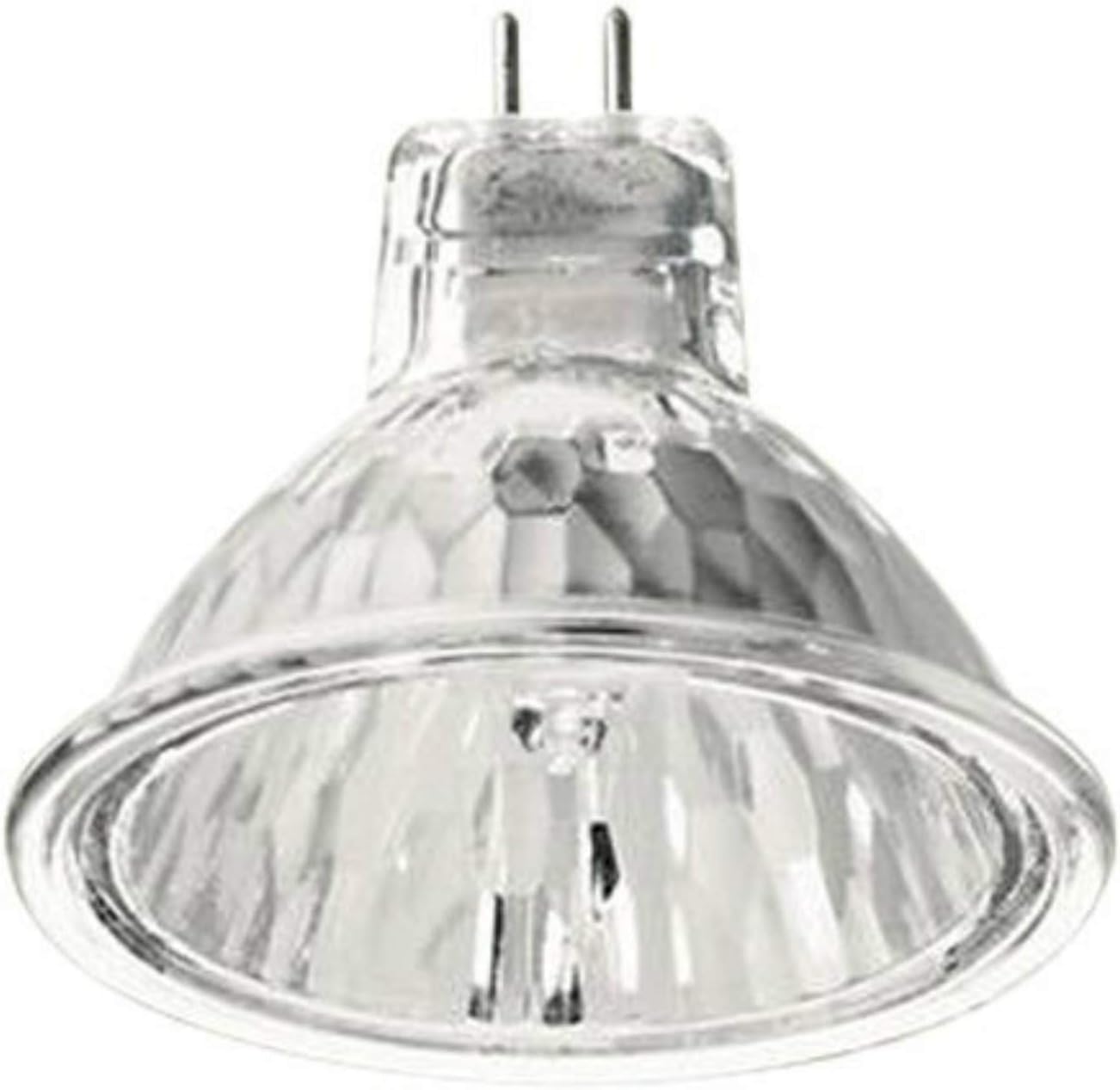 Philips Halogen Light Bulbs / Landscape Indoor Or Outdoor Flood / Dimmable 50W Mr16 12V 2 Pin 36 Angle Gu5.3 Base (Pack Of 5)