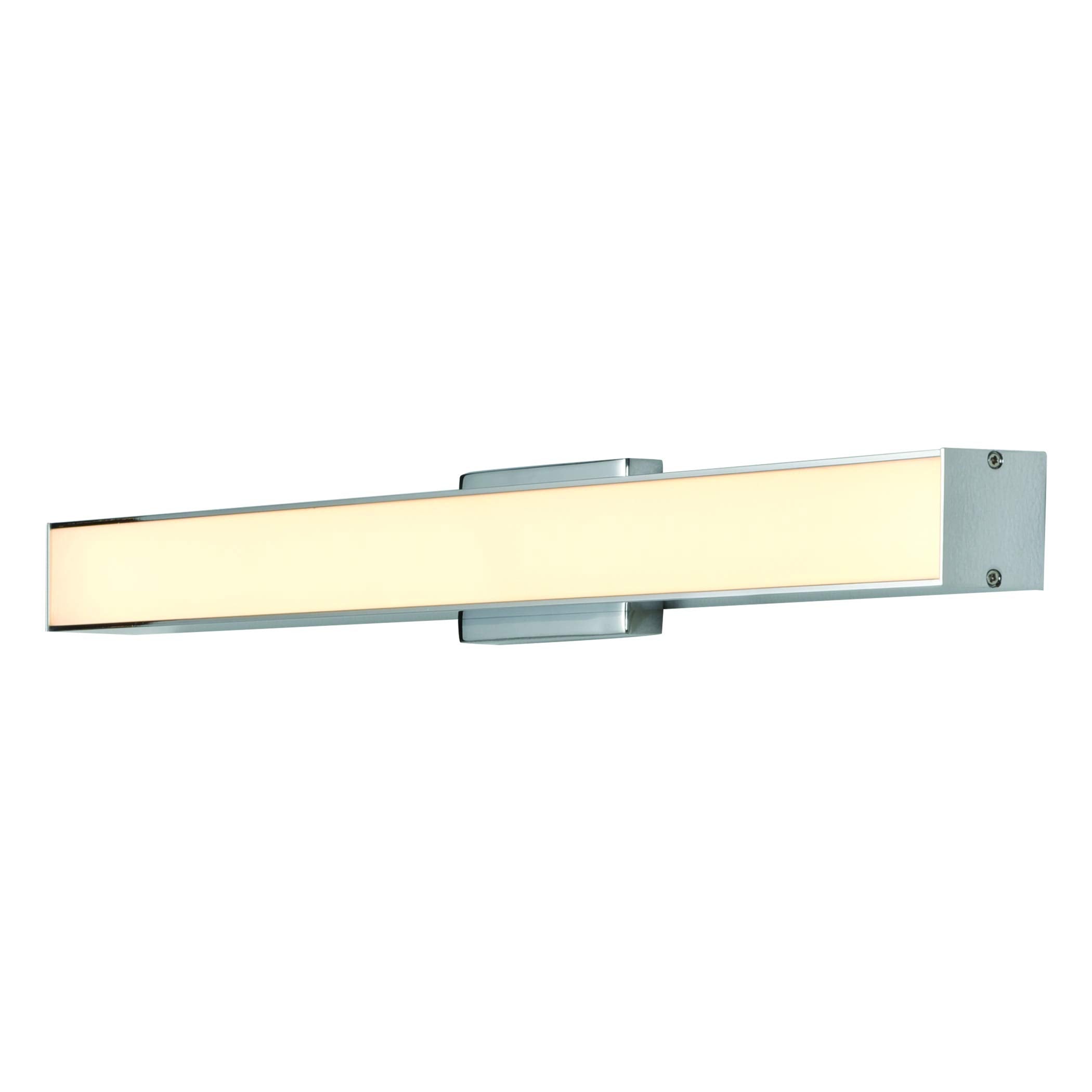 VONN Procyon Bathroom Lighting Fixture, 24in Integrated AC LED, Chrome, ADA Compliant, Model VMW11024CH