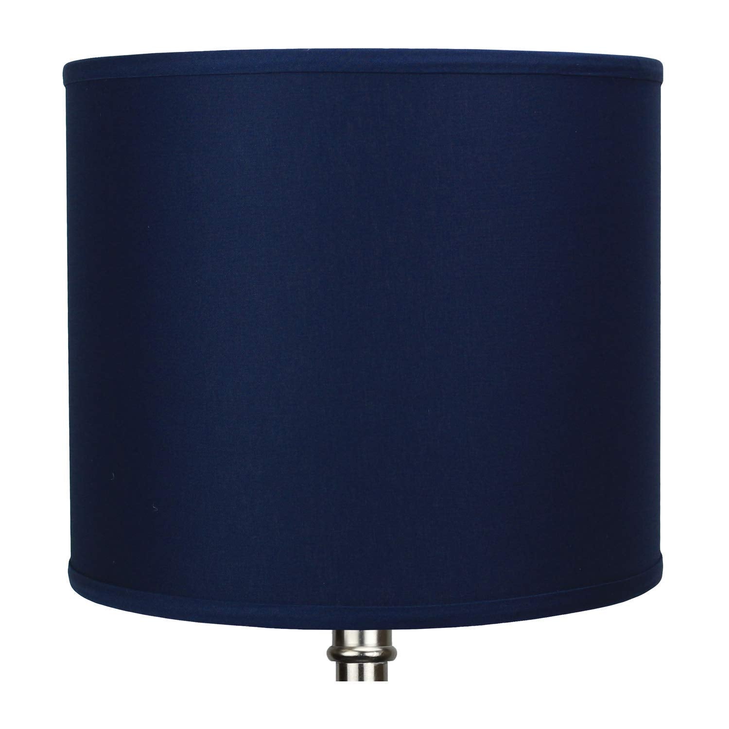 Fenchelshades.Com 14&quot; Top Diameter X 14&quot; Bottom Diameter 12&quot; Height Cylinder Drum Lampshade Usa Made (Linen Navy Blue)