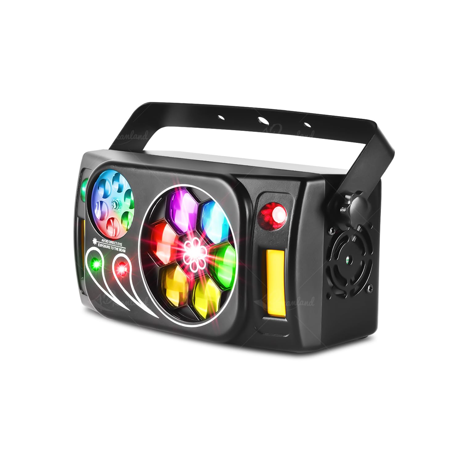 Dreamland Disco Ball DJ Light, Sound Activated with Remote Control, Model BL-01, Color: Bee Eyes